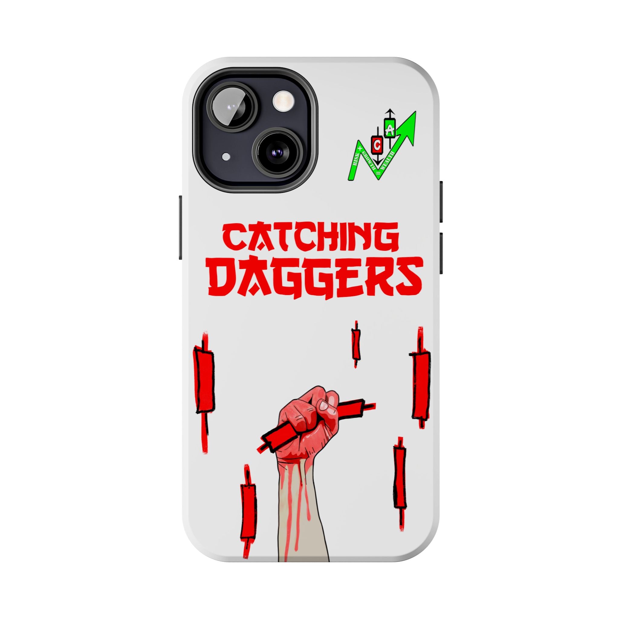 Catching Daggers Tough Phone Case — Crypt Apparel Graphic Protective Cover