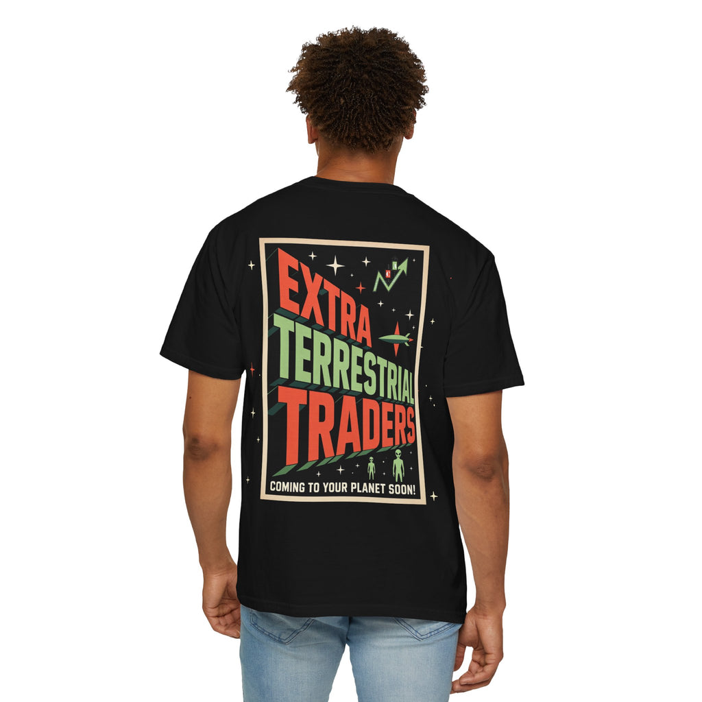 Extraterrestrial Traders Crypto T-Shirt — "We're Not Alone" Alien Graphic Tee