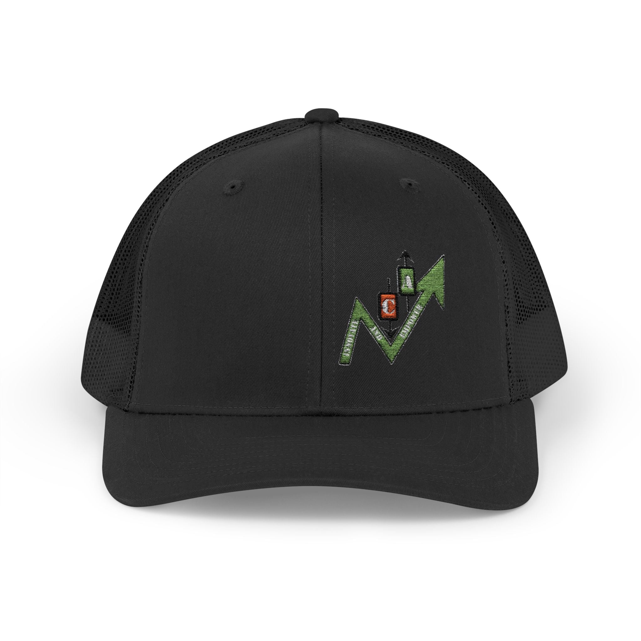 Crypt Apparel Arrow Logo Snapback Cap – Stock Market Trader Trucker Hat