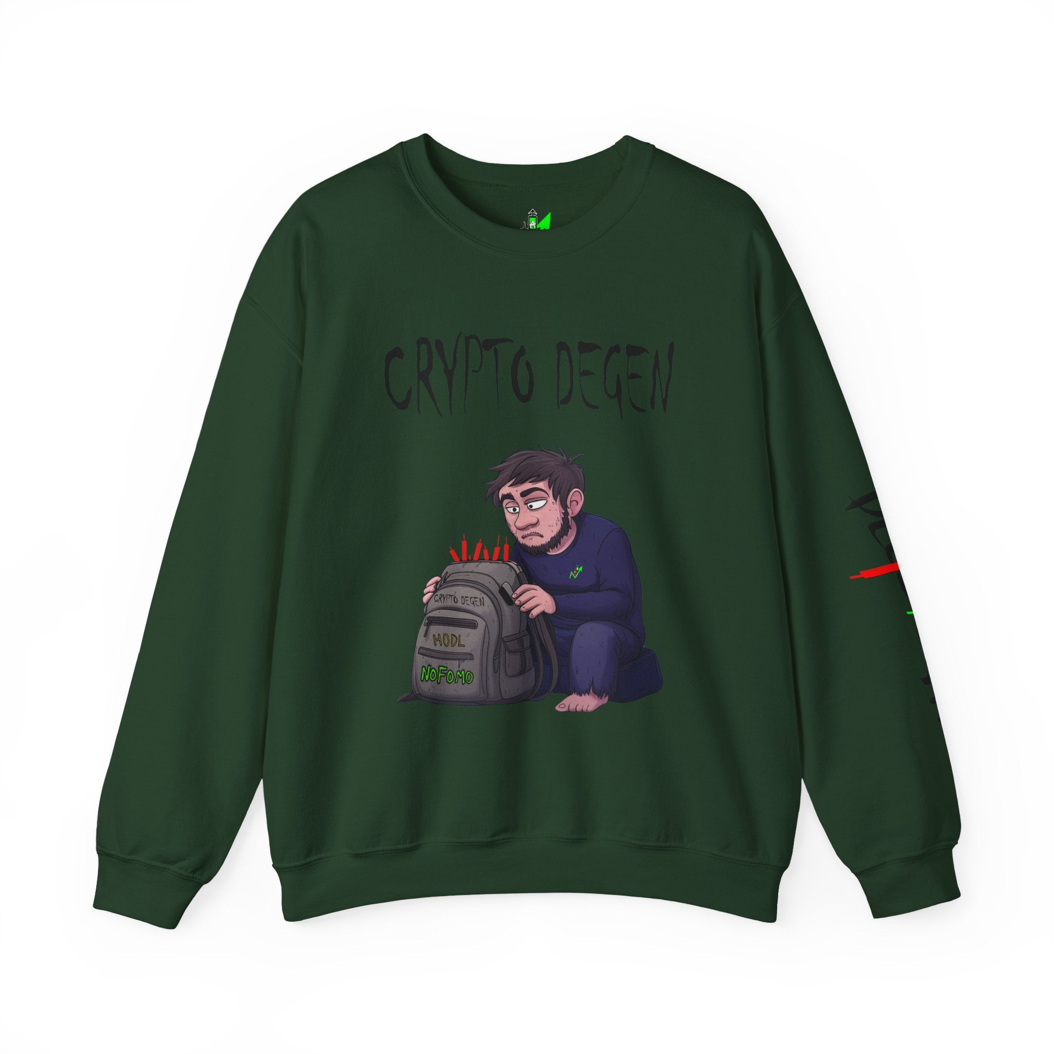 Crypto Degen Crewneck | Crypt Apparel