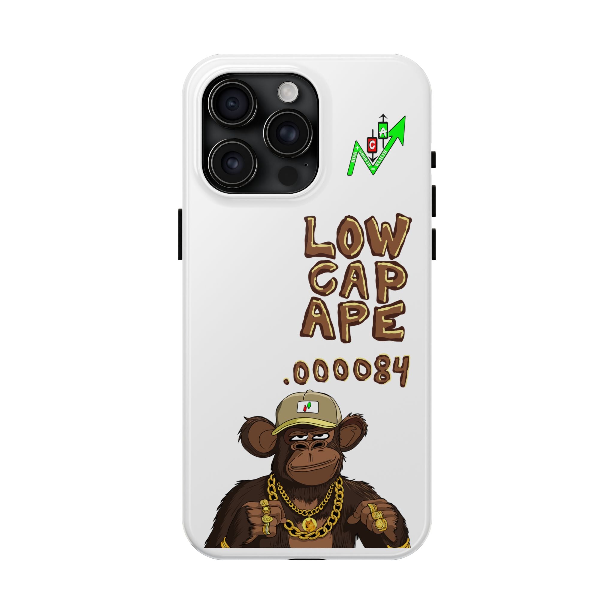 Low Cap Ape Phone Case — Crypto Ape Tough Phone Cover