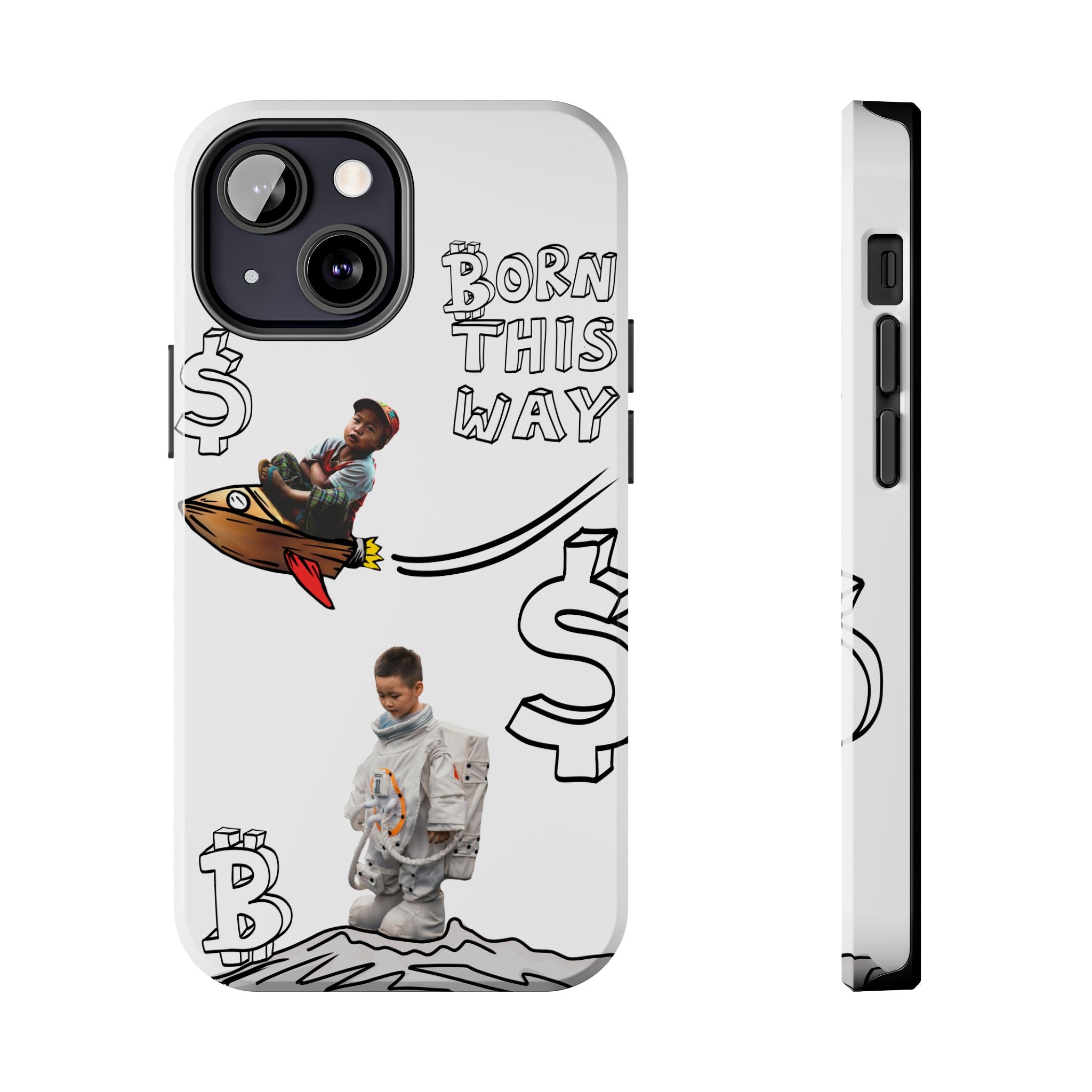 Born This Way Phone Case — "Crypt Apparel" Crypto Protective Case