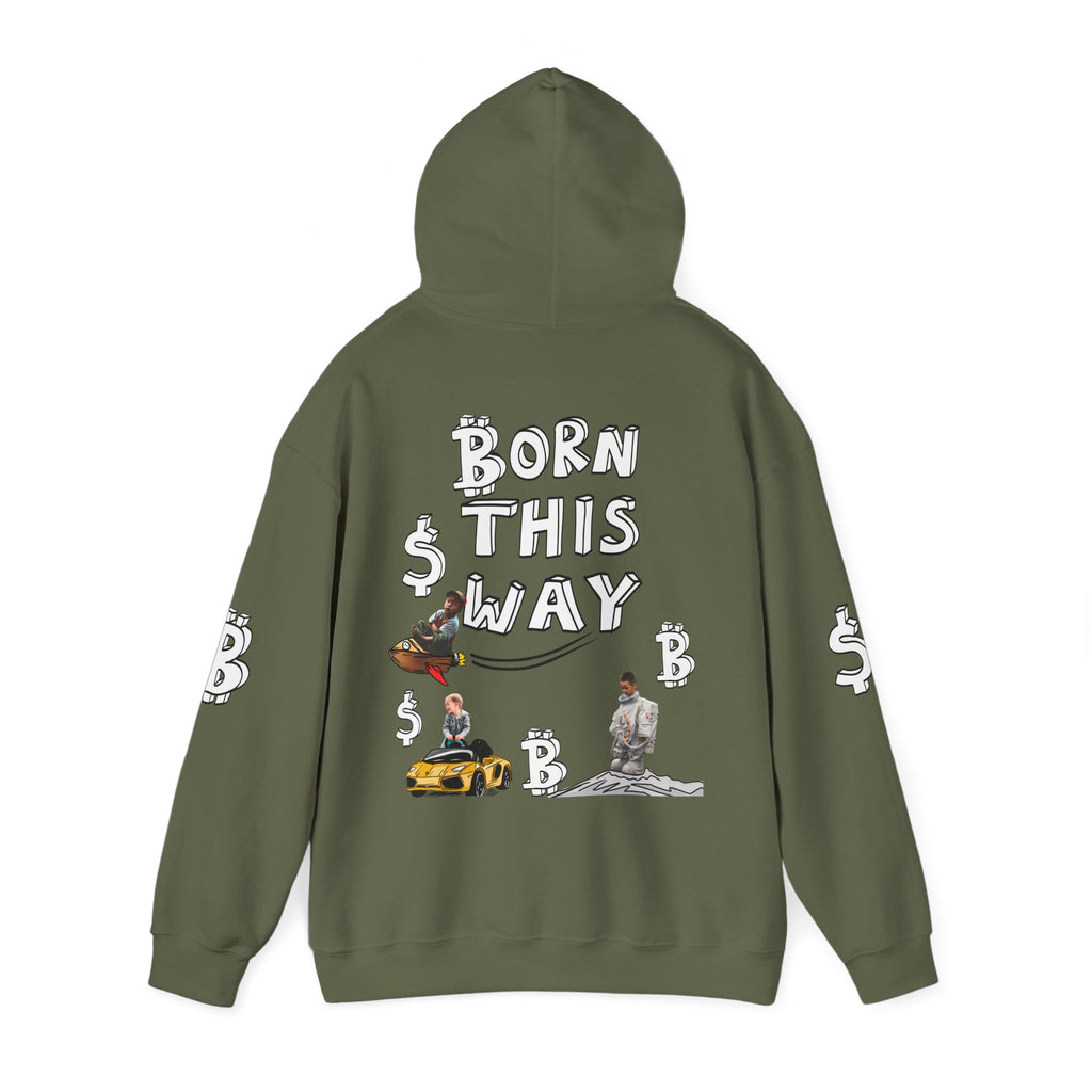 Born This Way Crypto hoodie | Crypt Apparel Bitcoin inspired sweatshirt