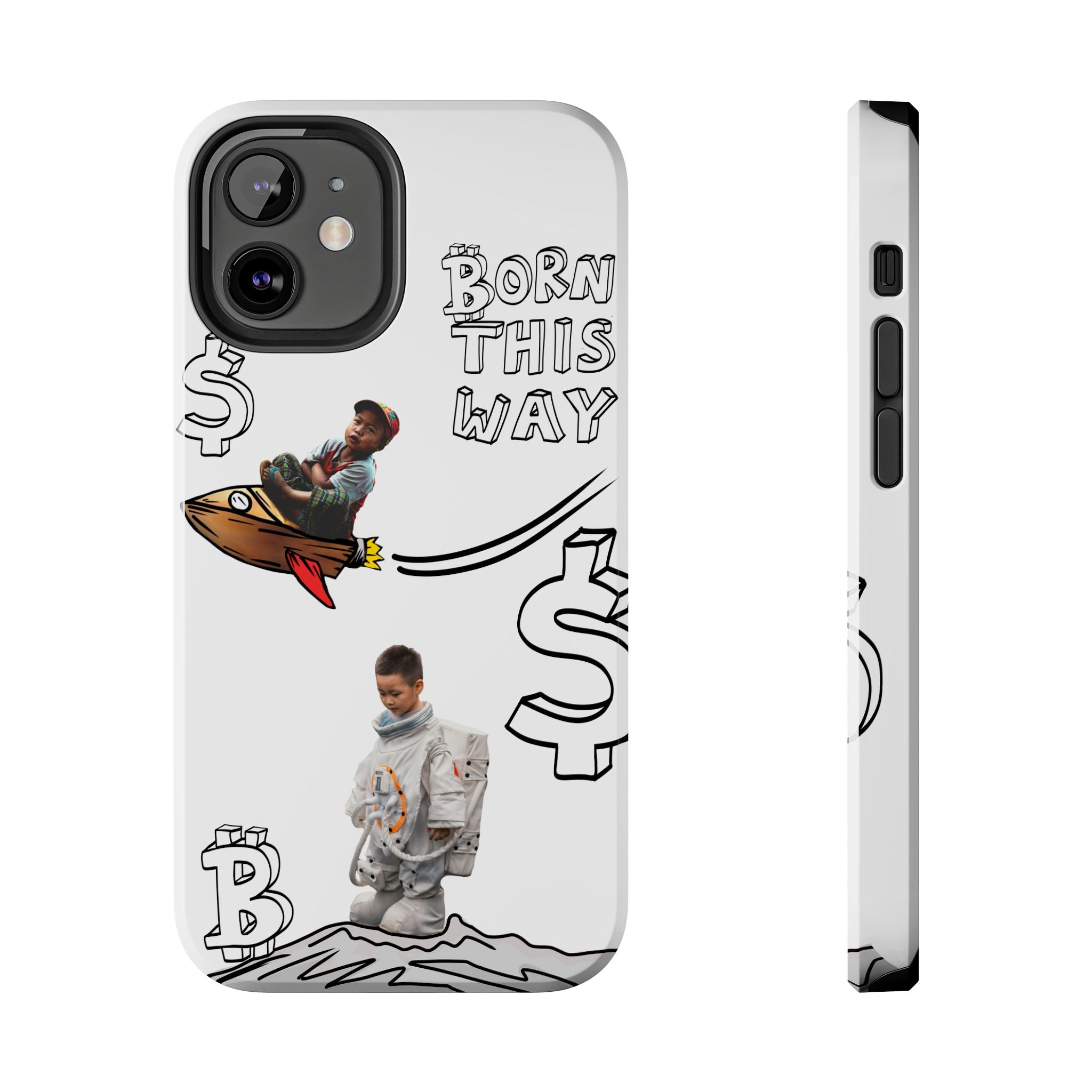 Born This Way Phone Case — "Crypt Apparel" Crypto Protective Case