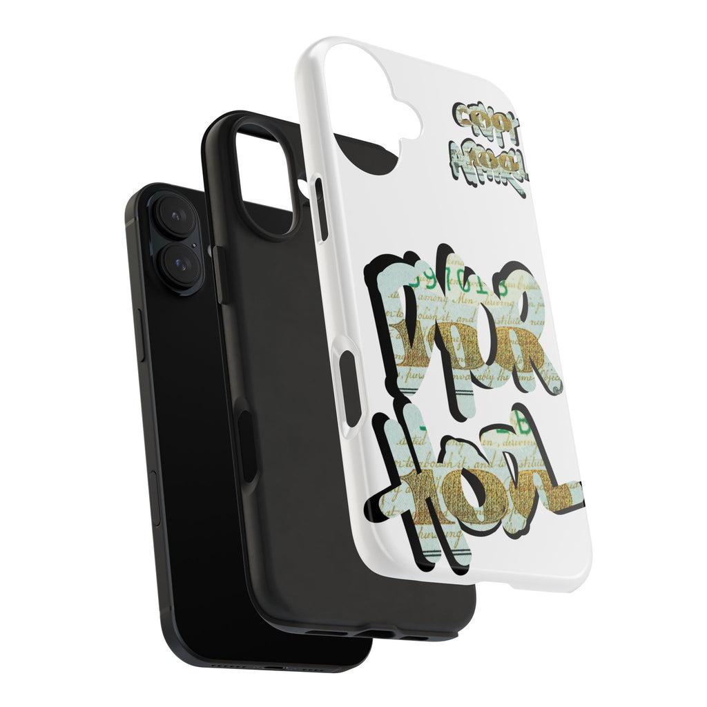 Tough Phone Case — Vintage Money Graffiti "Paper Hodl" Design
