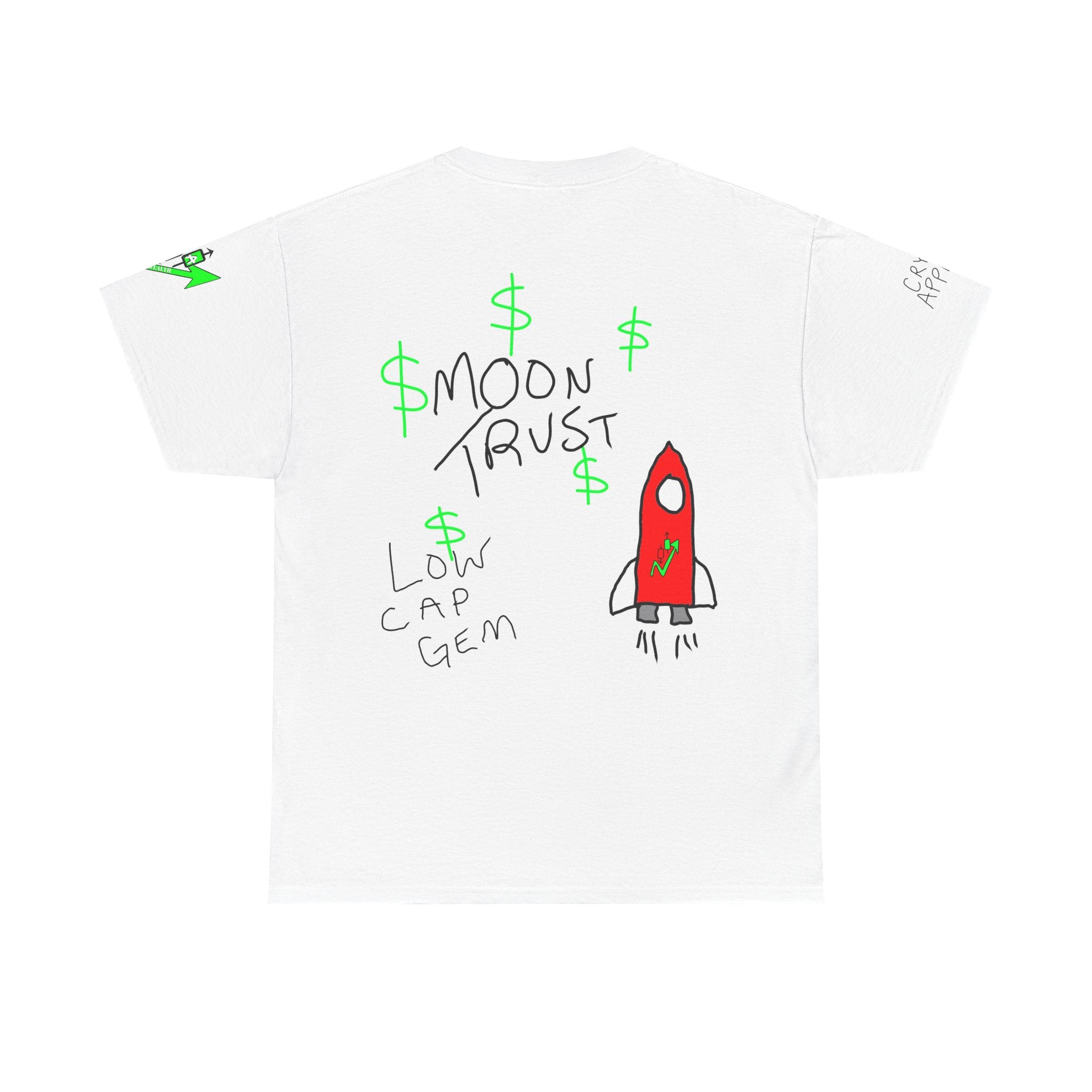 Crypto on Clarence Tee — "Crypt Apparel" / "crypto illiterate" Graphic Shirt