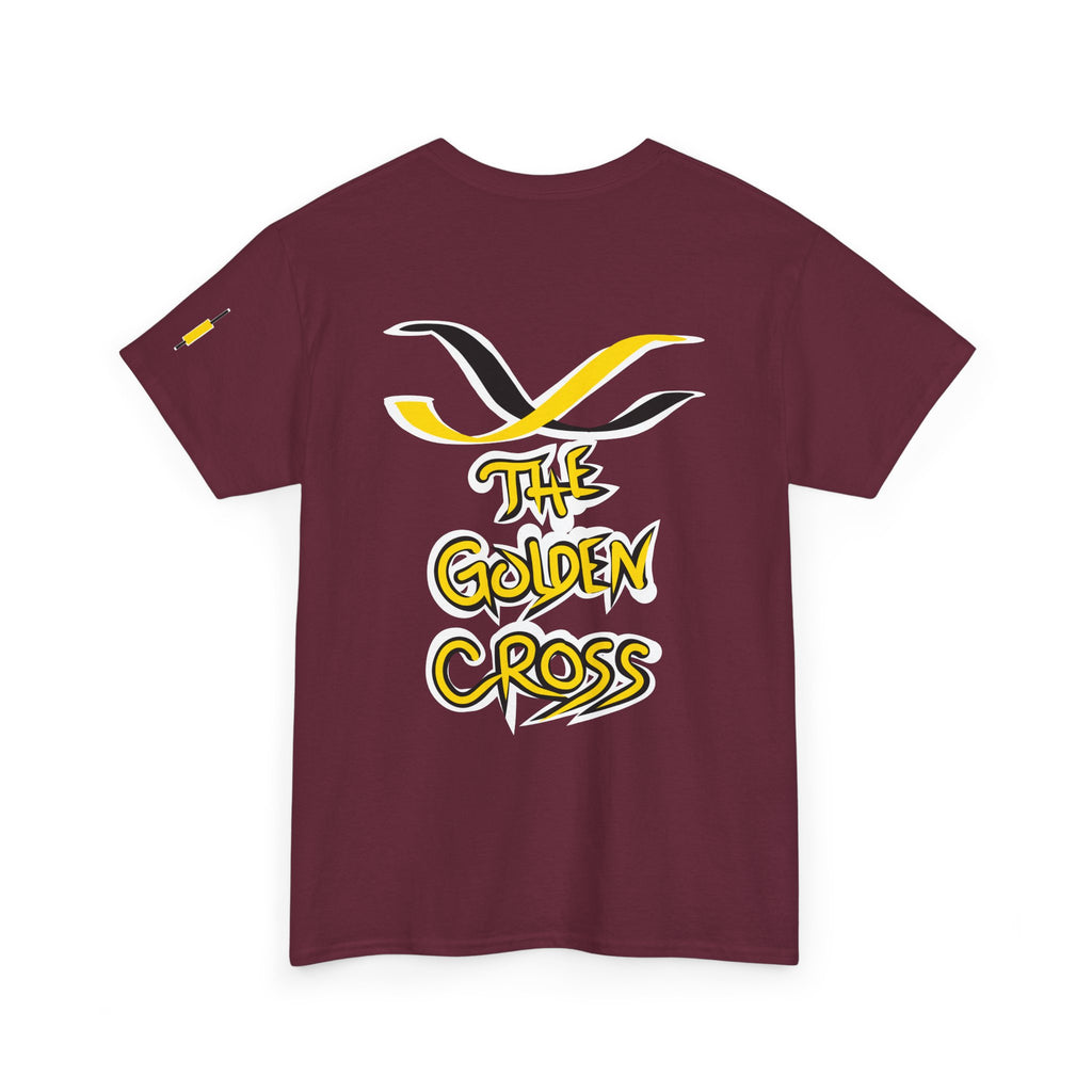 Golden Cross Bull Market Tee — "Crypt Apparel" Crypto Trading Stock Trading T-Shirt