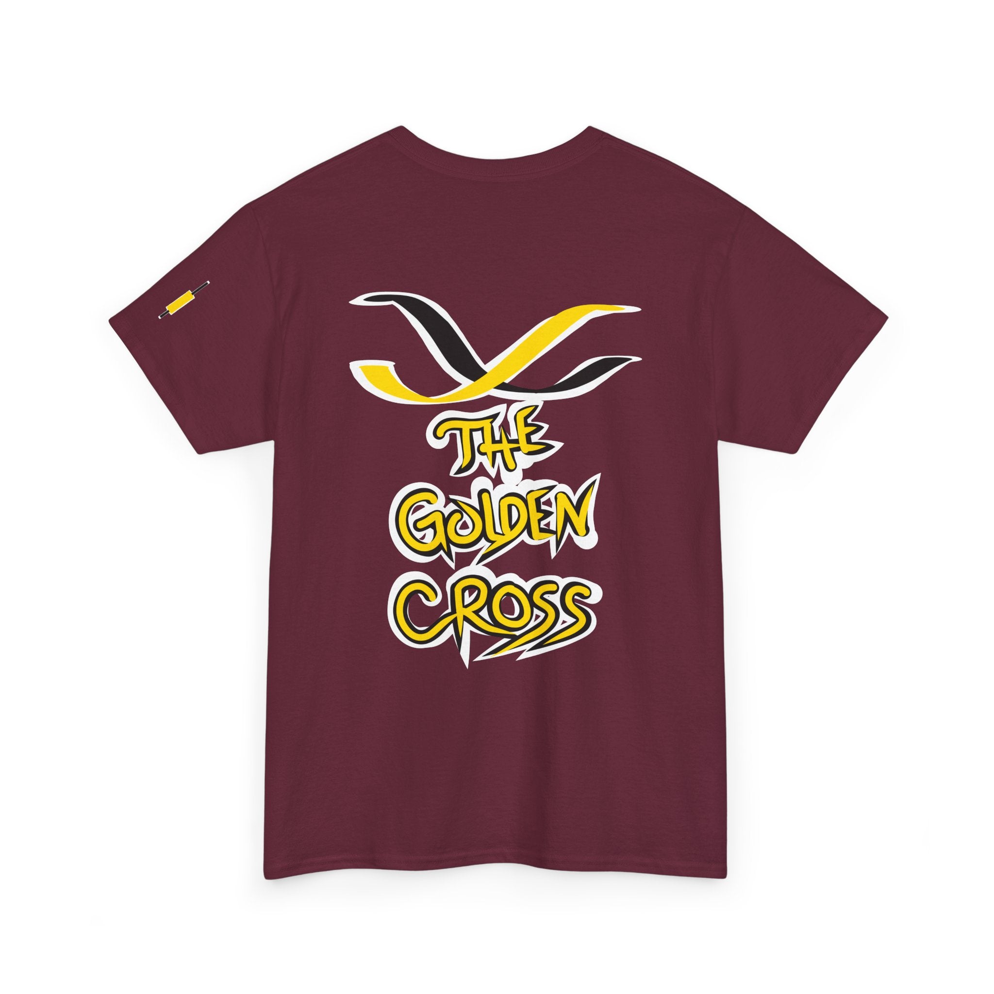 Golden Cross Bull Market Tee — "Crypt Apparel" Crypto Trading Stock Trading T-Shirt