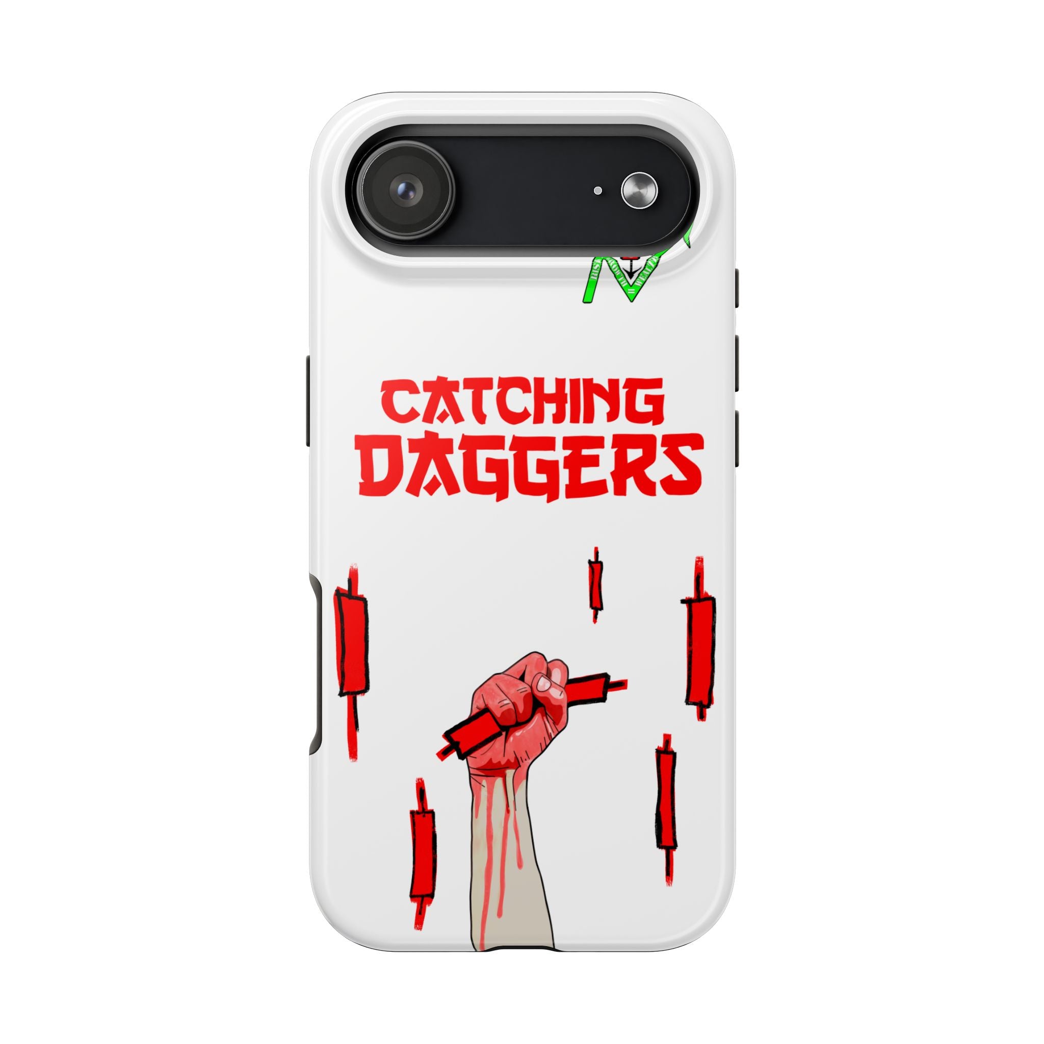 Catching Daggers Tough Phone Case — Crypt Apparel Graphic Protective Cover