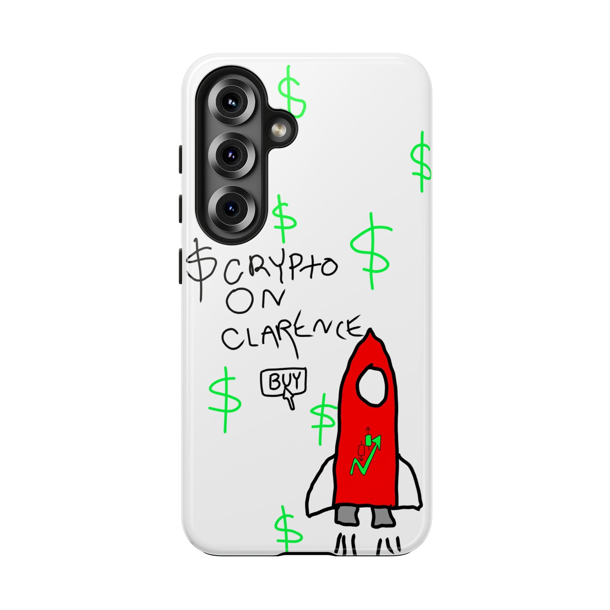Crypto On Clarence Phone Case — Crypt Apparel Degen Design