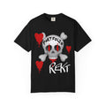 Crypto Rekt Portfolio Skull T-shirt | Crypt Apparel Bleeding Hearts Graphic Tee
