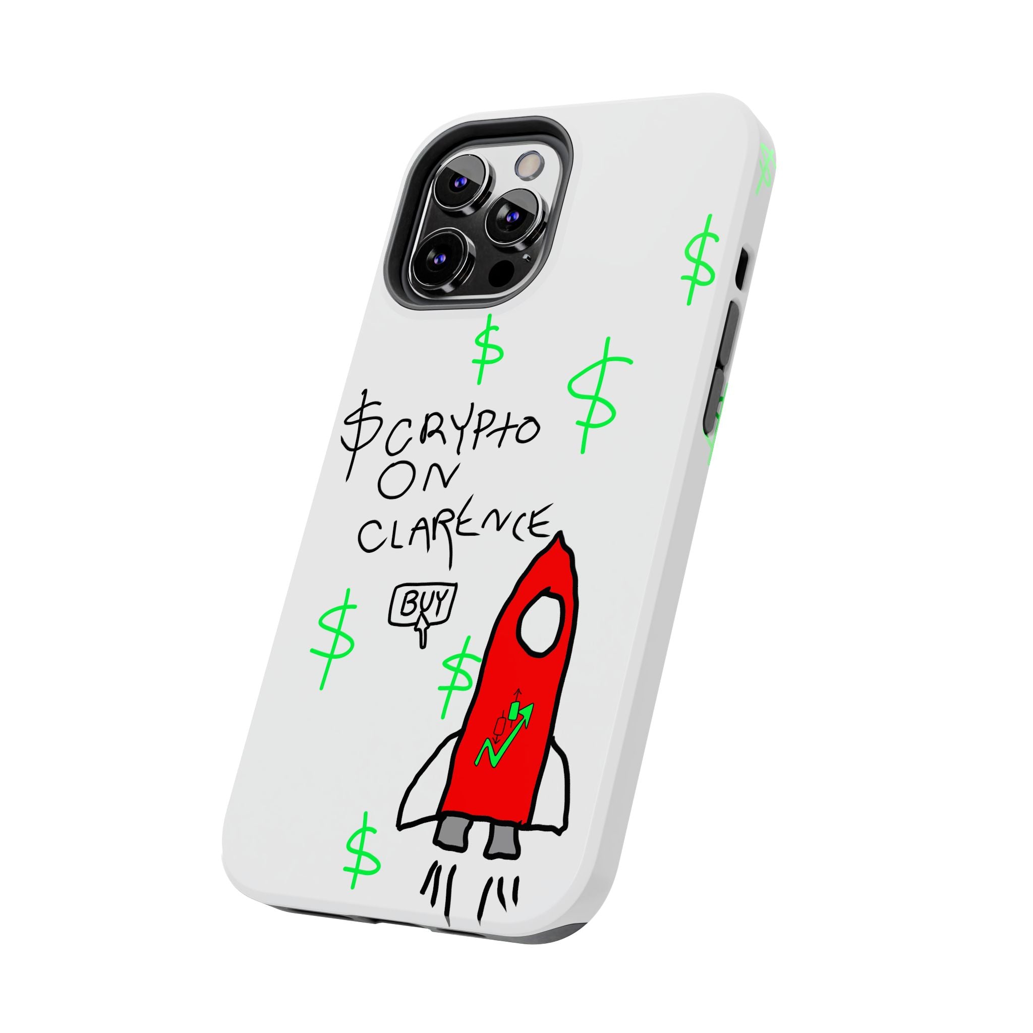 Crypto On Clarence Phone Case — Crypt Apparel Degen Design