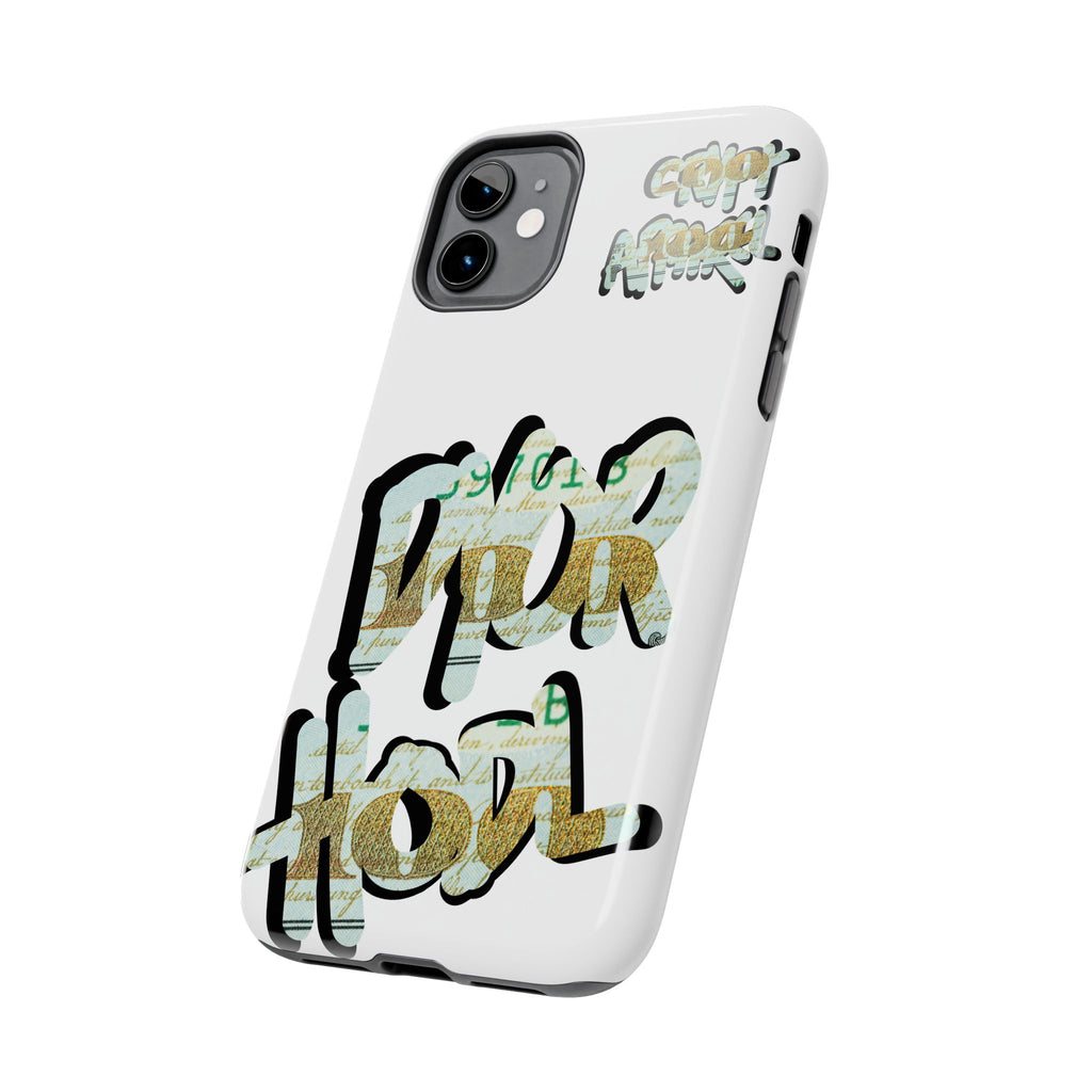 Tough Phone Case — Vintage Money Graffiti "Paper Hodl" Design