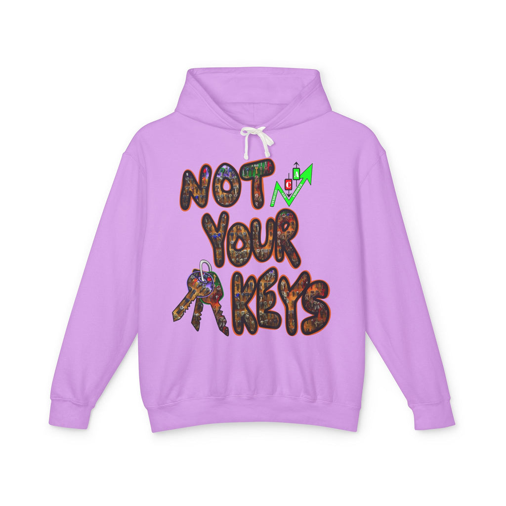 Not Your Keys/ Not Your Coins Graphic Hoodie — Crypto Lightweight Hoodie