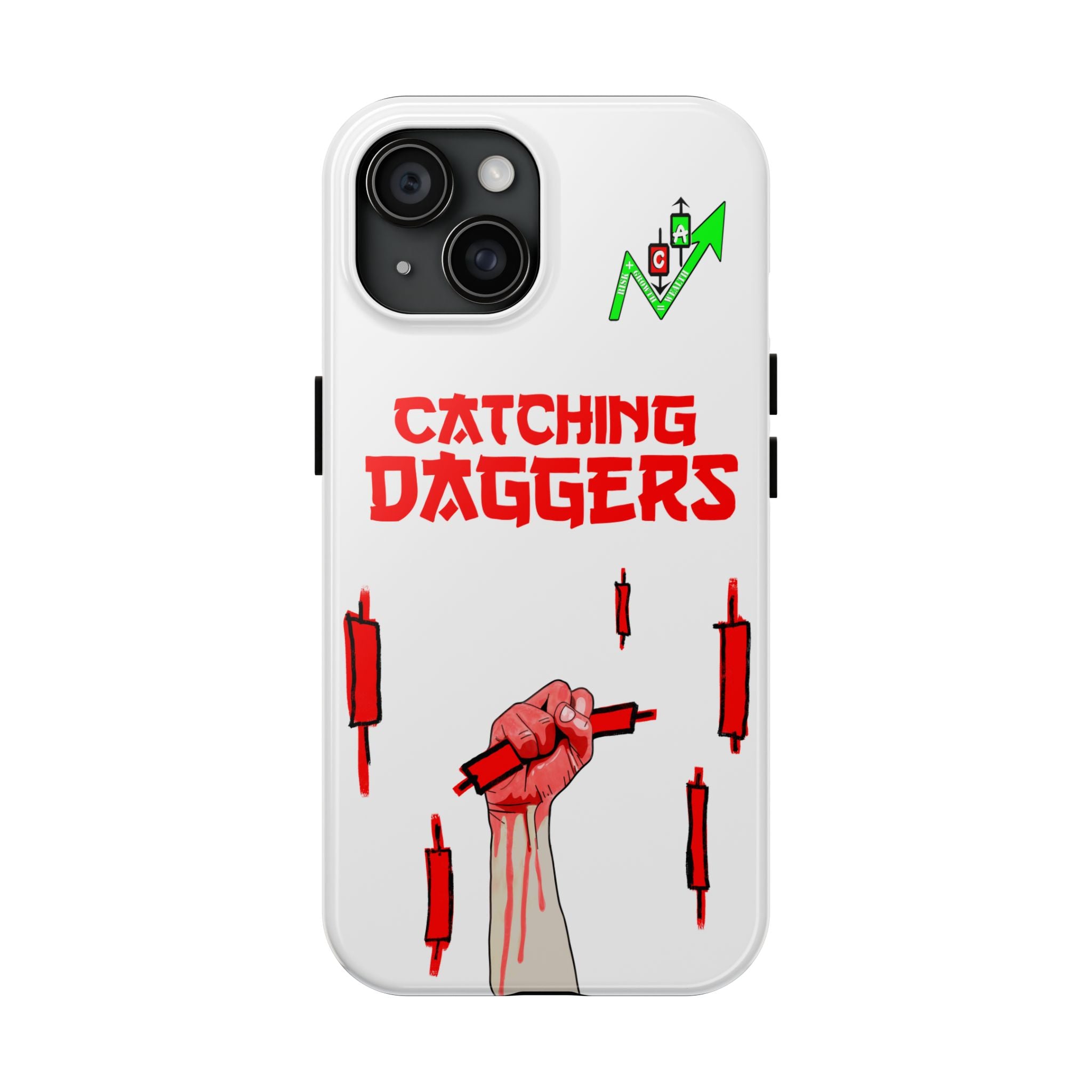 Catching Daggers Tough Phone Case — Crypt Apparel Graphic Protective Cover