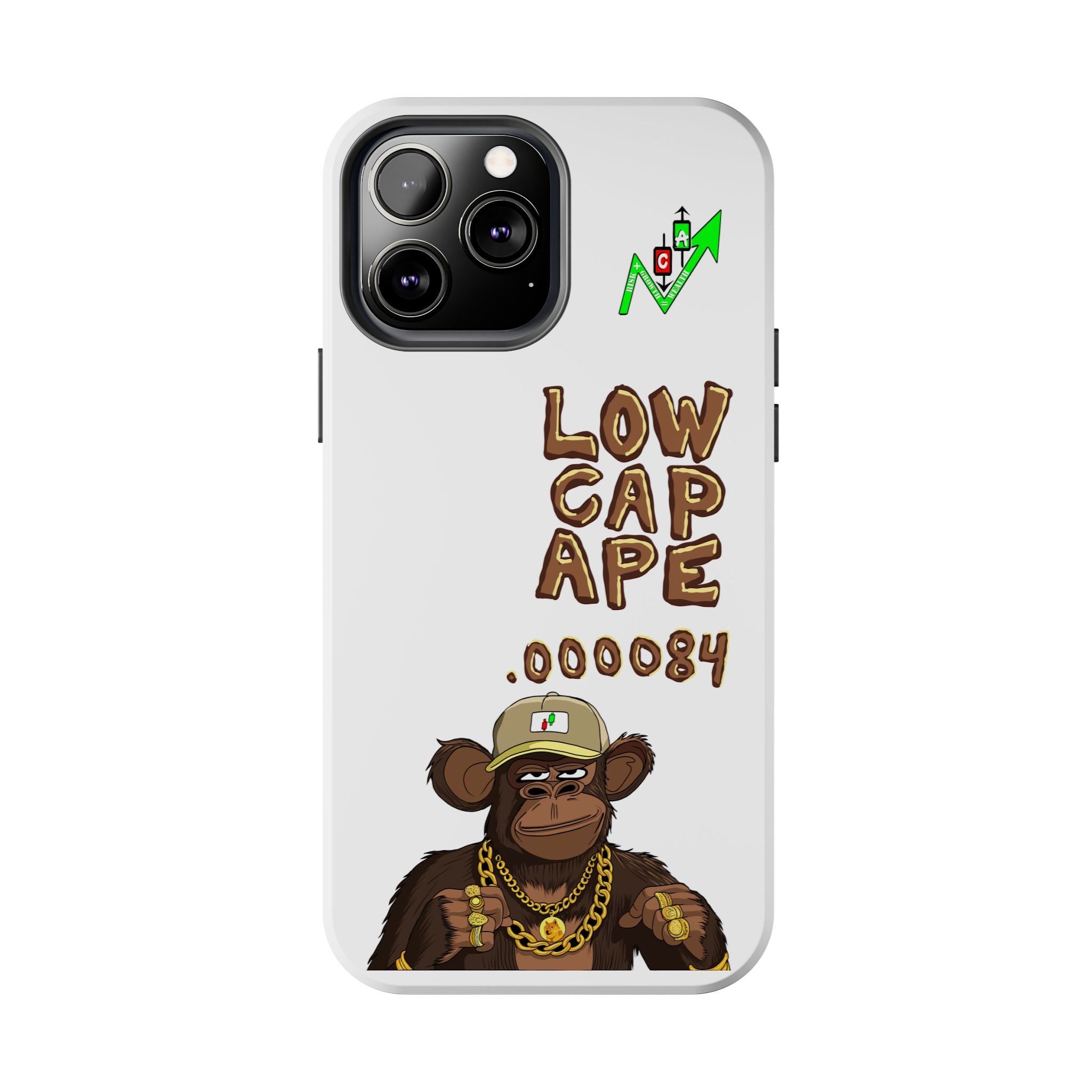 Low Cap Ape Phone Case — Crypto Ape Tough Phone Cover