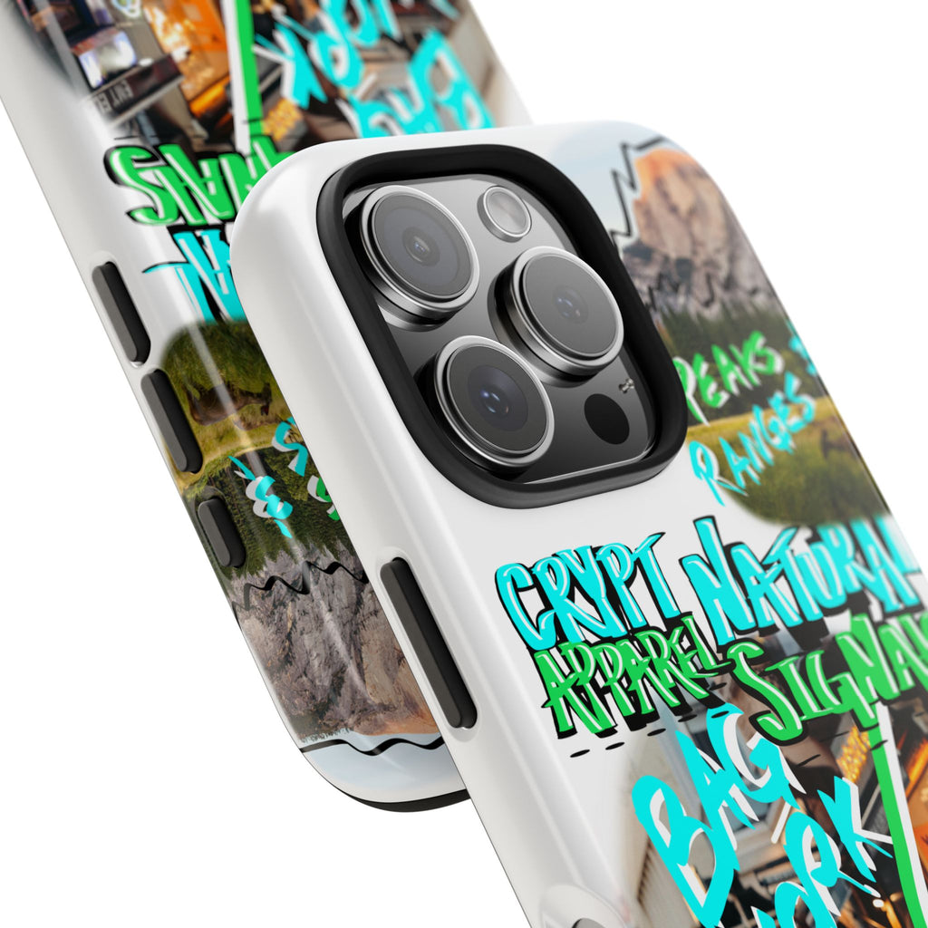Natural Signals Tough Phone Case — Crypt Apparel Street Collage Design