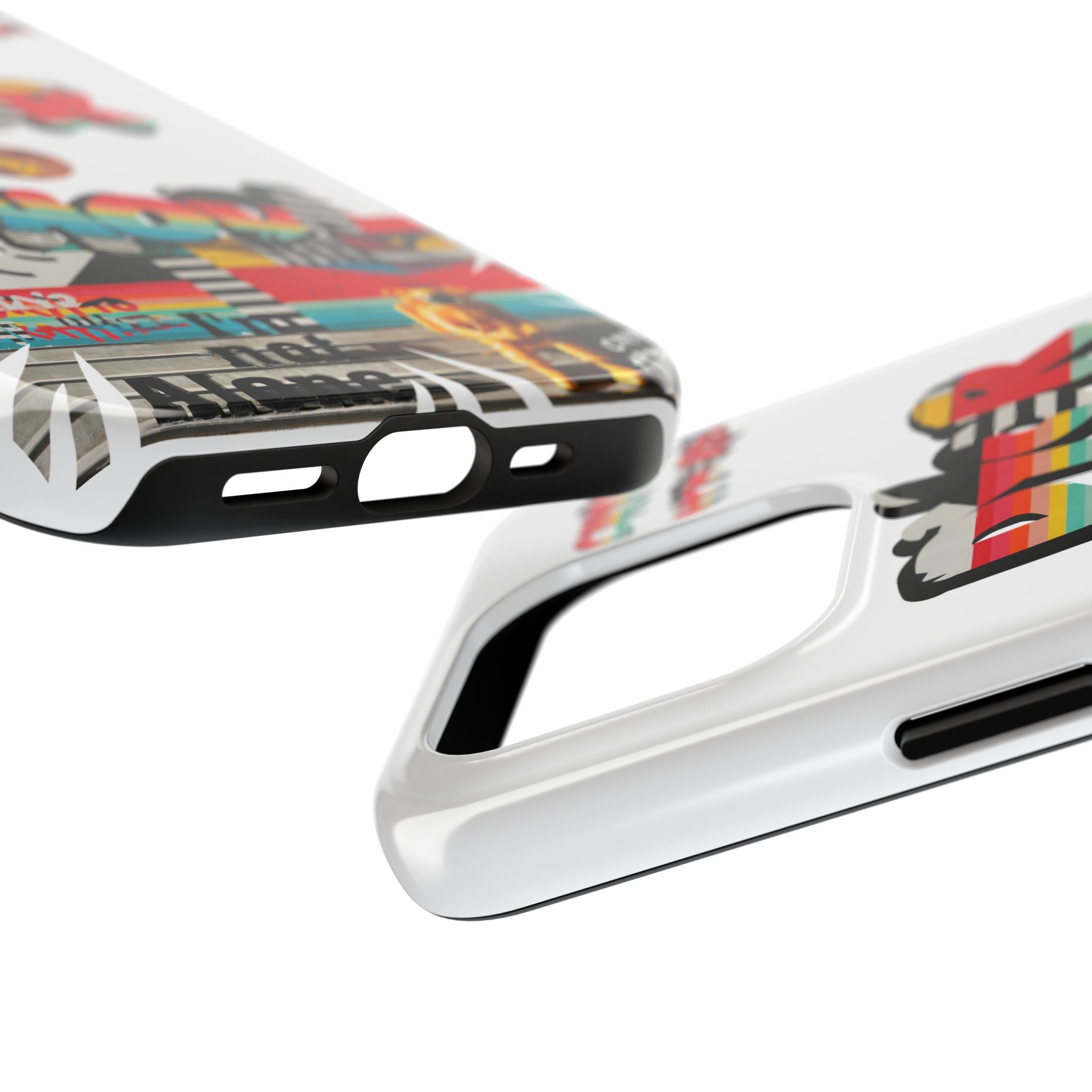 Urban Jungle Tough Phone Case — Crypt Apparel Collage Protective Cover