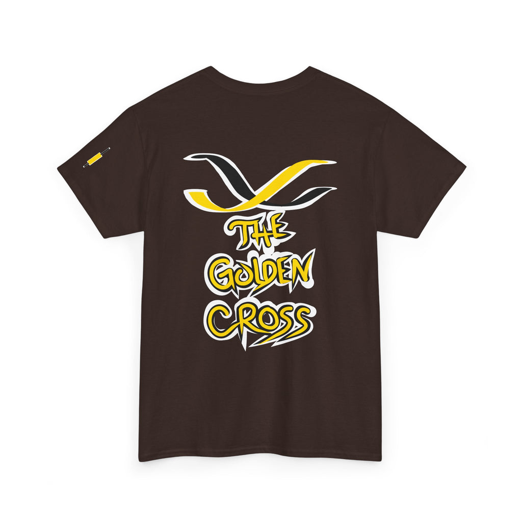 Golden Cross Bull Market Tee — "Crypt Apparel" Crypto Trading Stock Trading T-Shirt