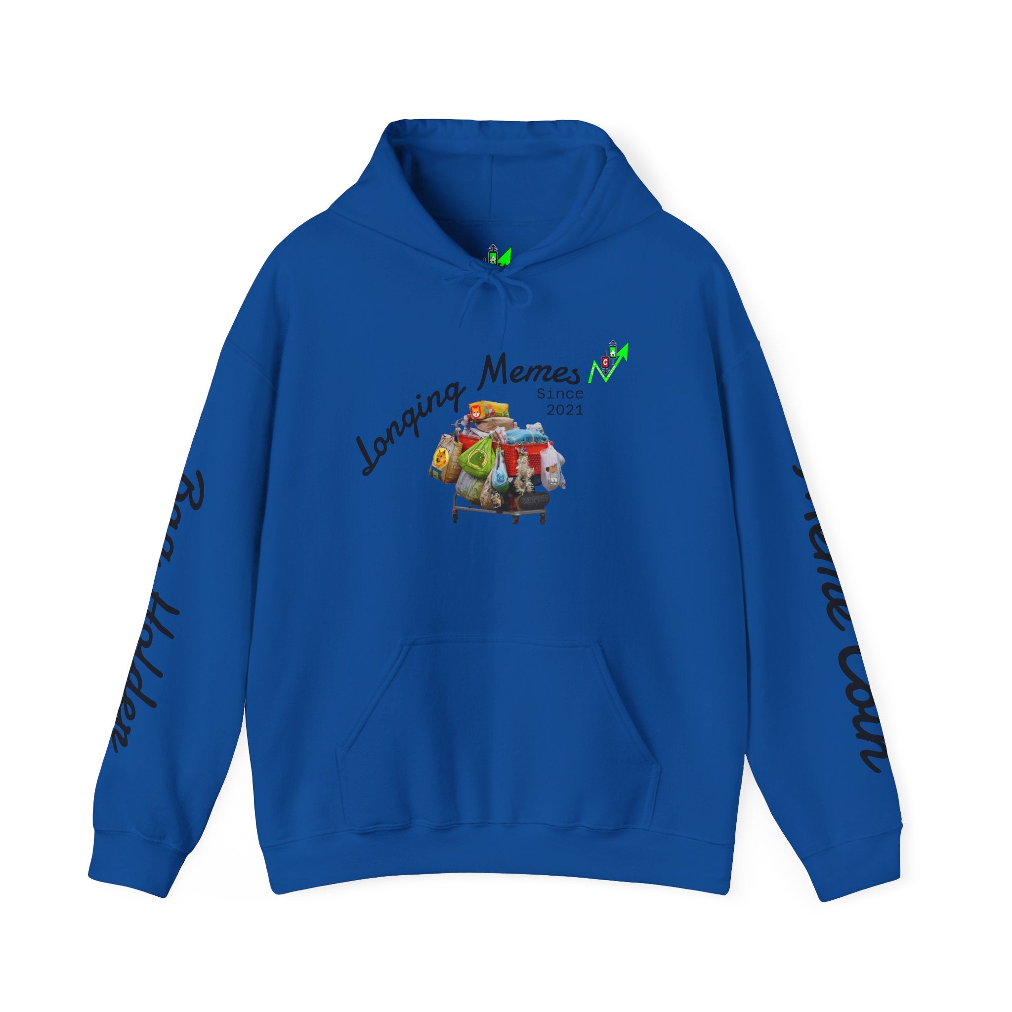Bag Holders Meme Coin Crypto Hoodie — 'Crypt Apparel' Meme Coin Art