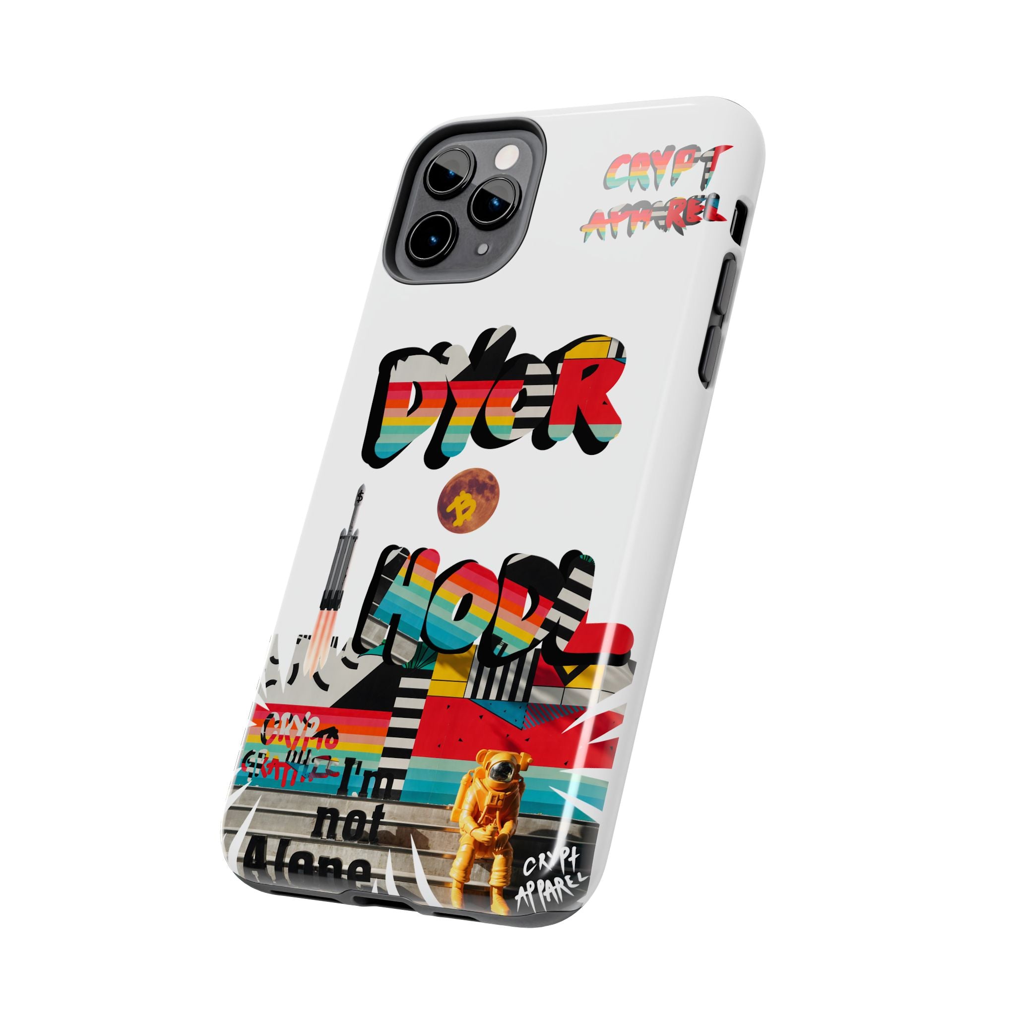 Urban Jungle Tough Phone Case — Crypt Apparel Collage Protective Cover