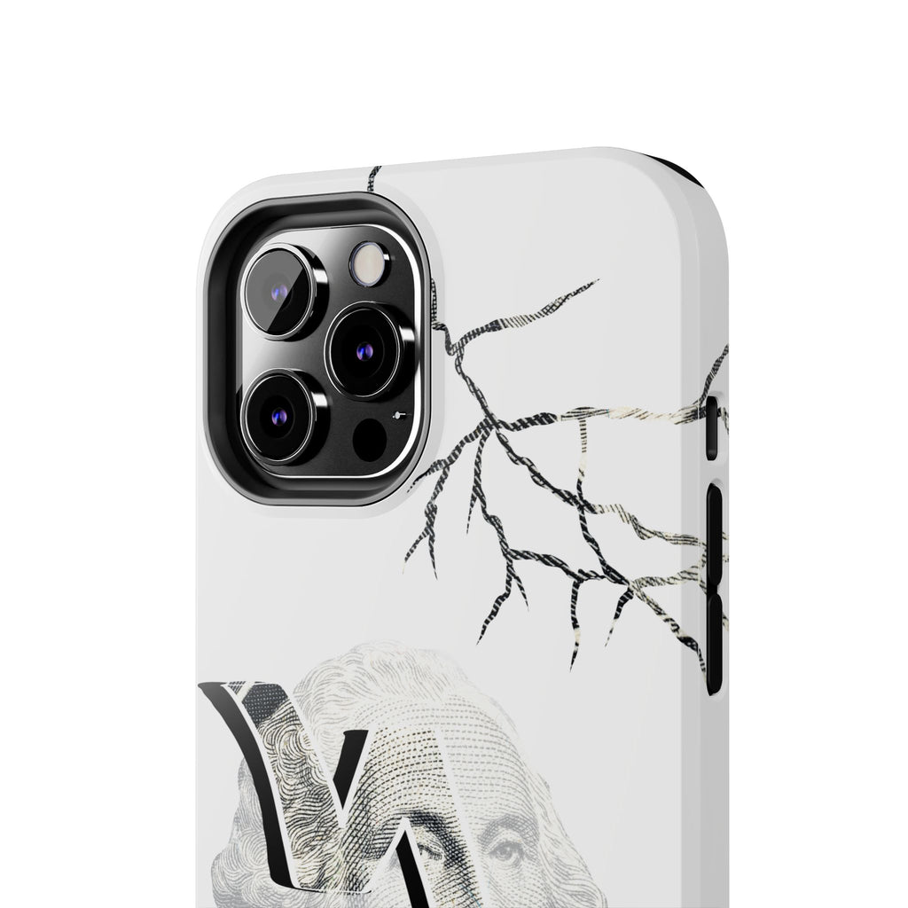 Brokenomics Crypto Tough Phone Case — 'Crypt Apparel' Cracked Dollar Graphic Protective Cover