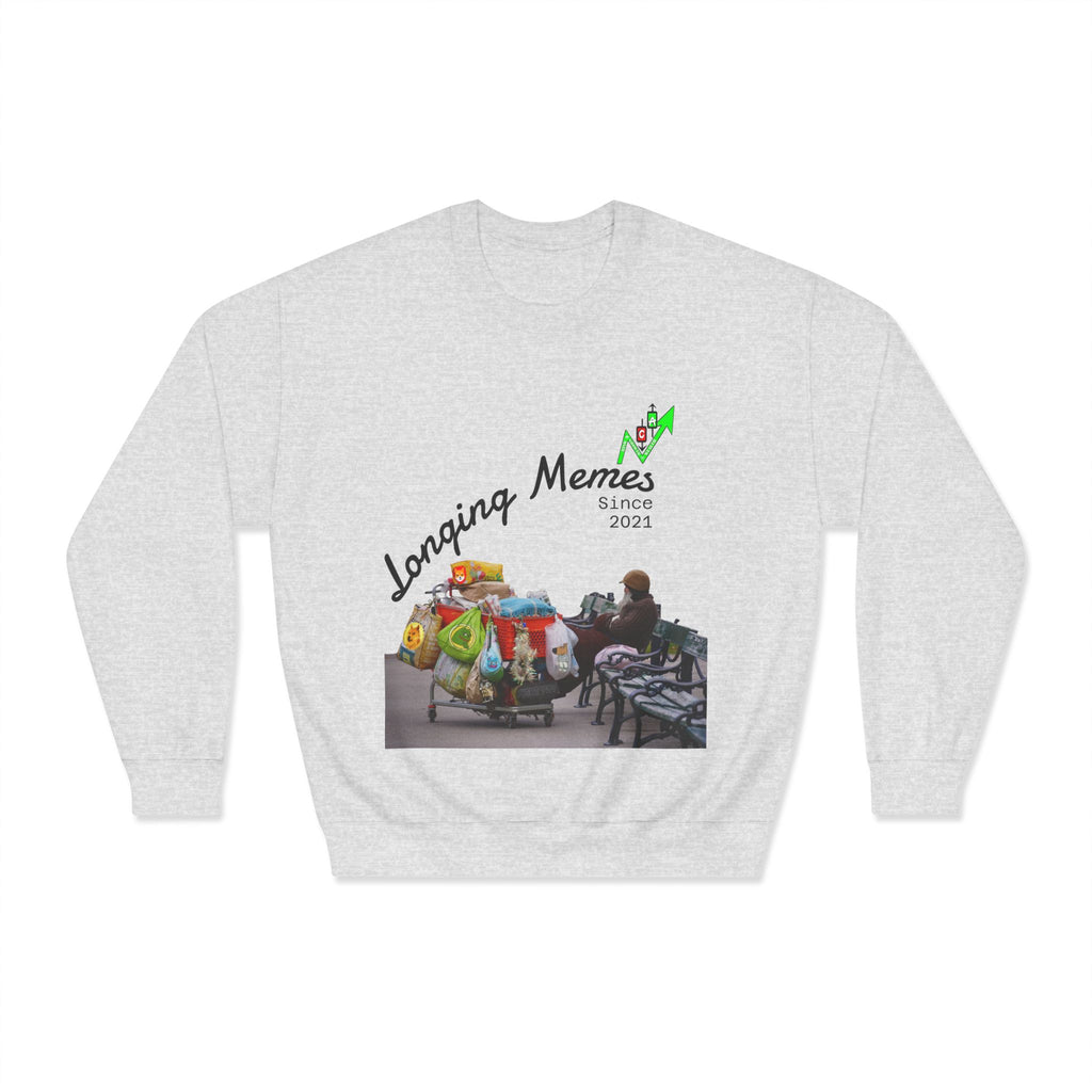 Bag Holders Meme Coin Crypto Crewneck Sweatshirt — "Crypt Apparel" Graphic