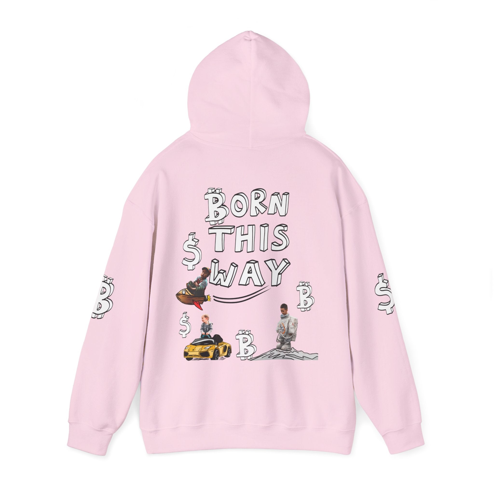 Born This Way Crypto hoodie | Crypt Apparel Bitcoin inspired sweatshirt