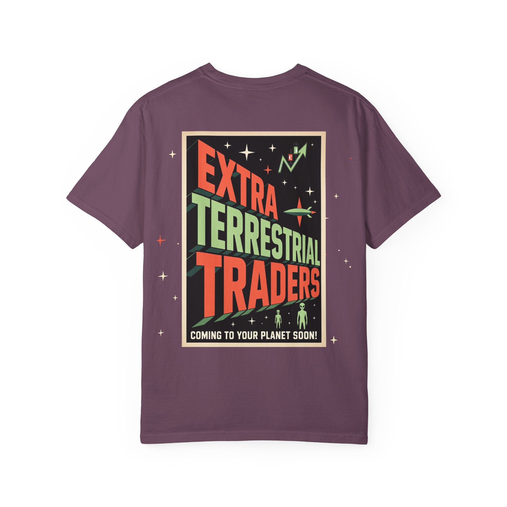 Extraterrestrial Traders Crypto T-Shirt — "We're Not Alone" Alien Graphic Tee