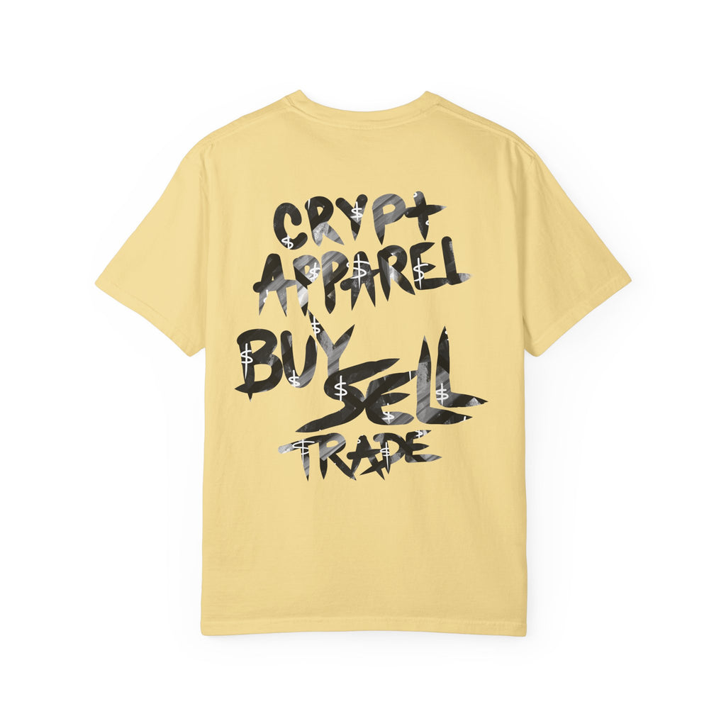 Crypt Apparel Black & White collage T-shirt | Crypto graphic tee