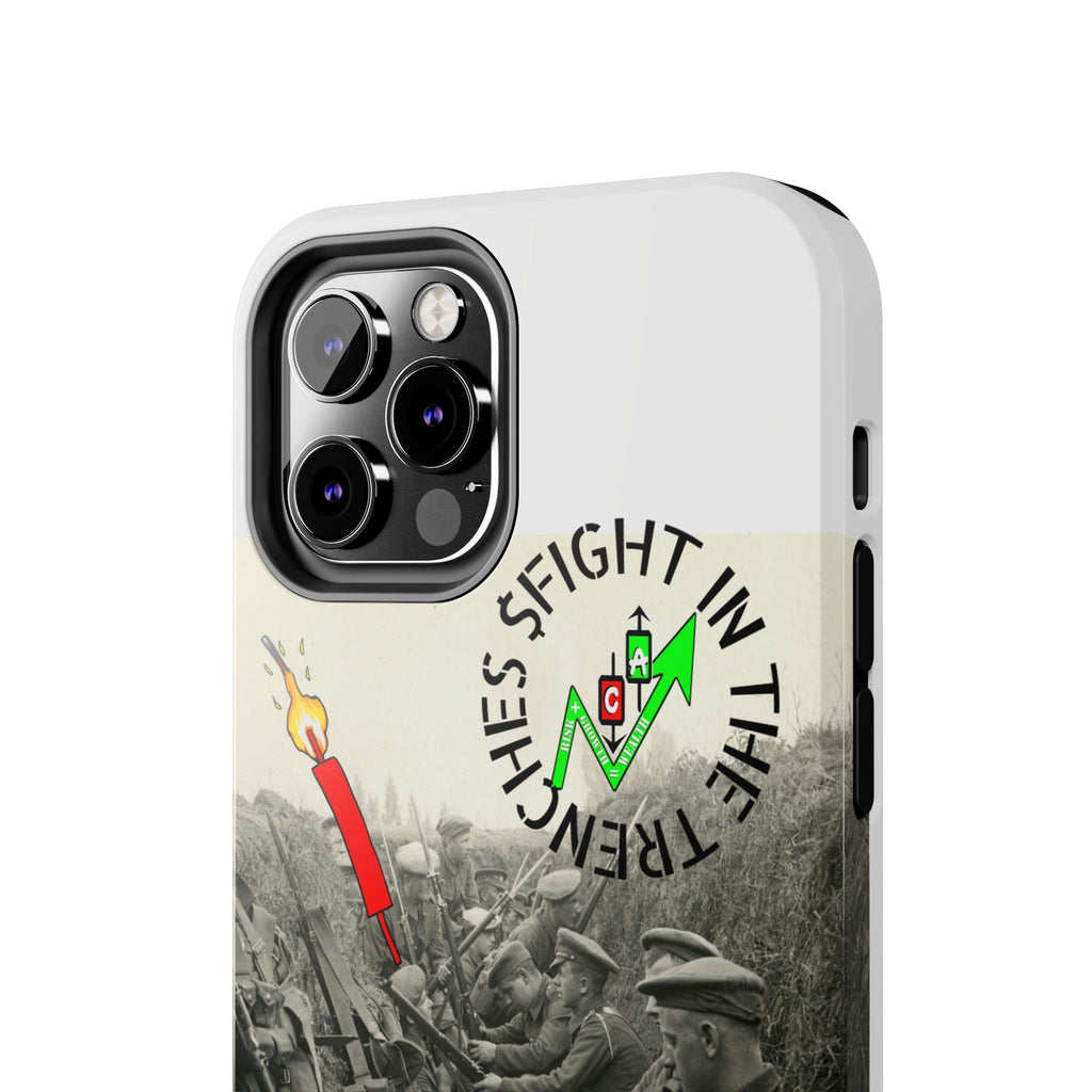 The Trenches Tough Phone Case — Crypt Apparel Trench Dog & Candle Design