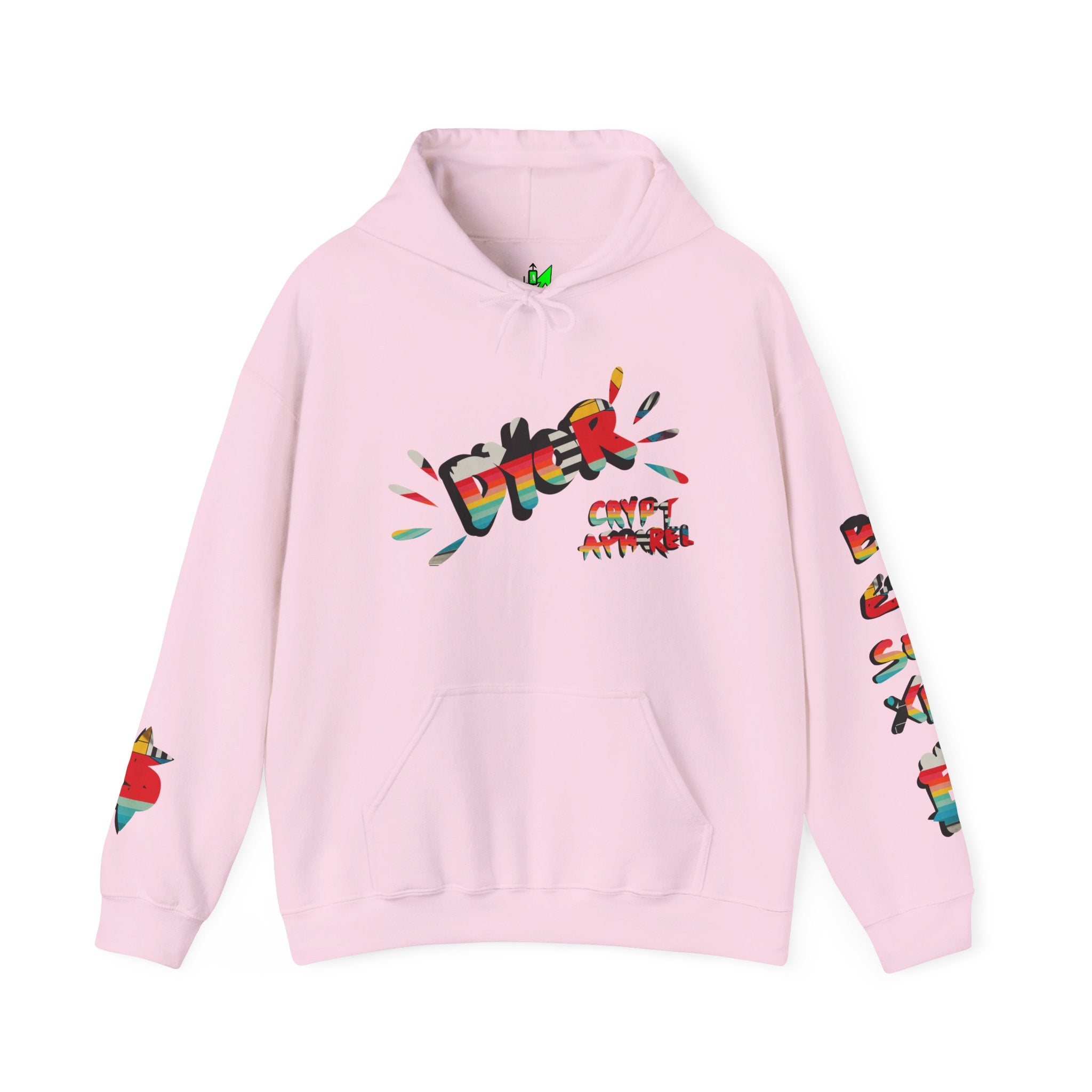 Urban Jungle Crypto Bitcoin Hoodie — Crypt Apparel Astronaut “Not Alone” Graphic Pullover