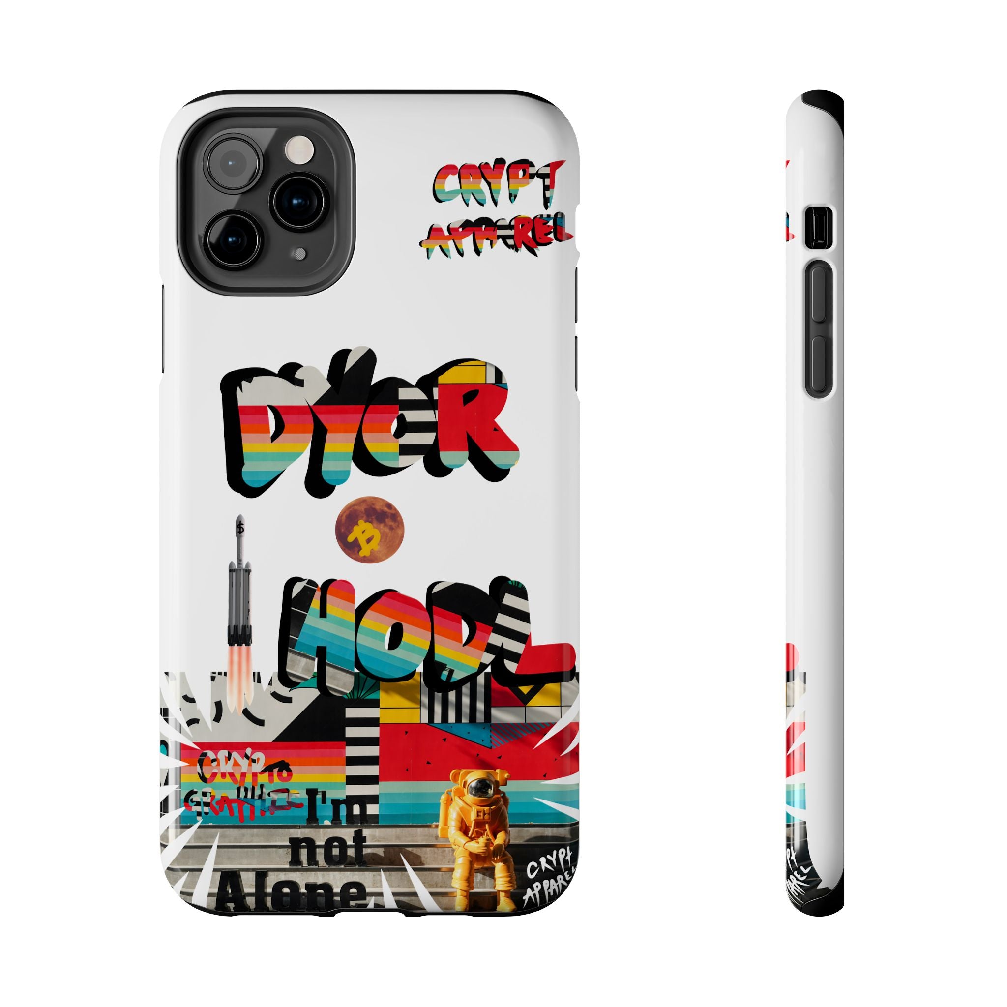Urban Jungle Tough Phone Case — Crypt Apparel Collage Protective Cover