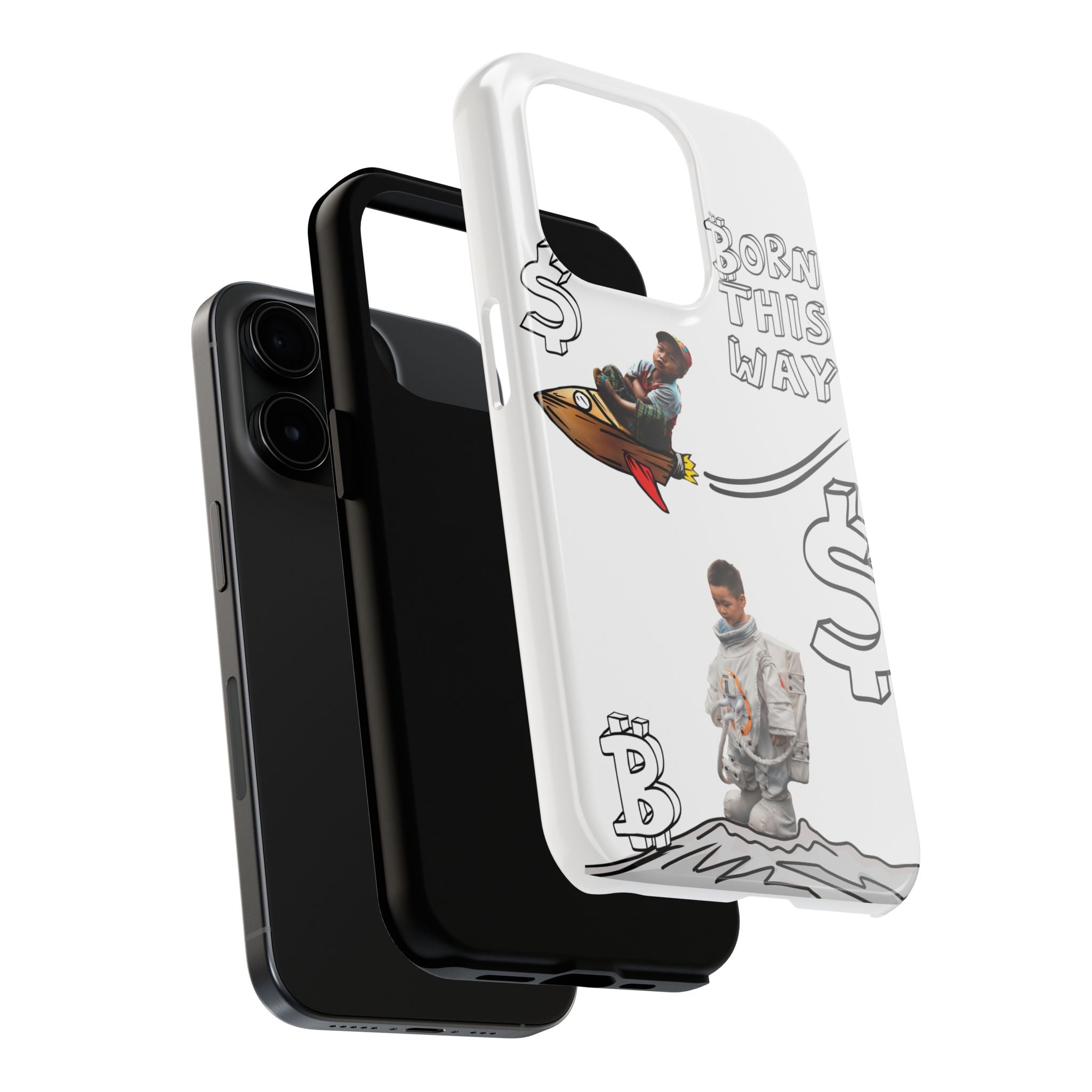 Born This Way Phone Case — "Crypt Apparel" Crypto Protective Case