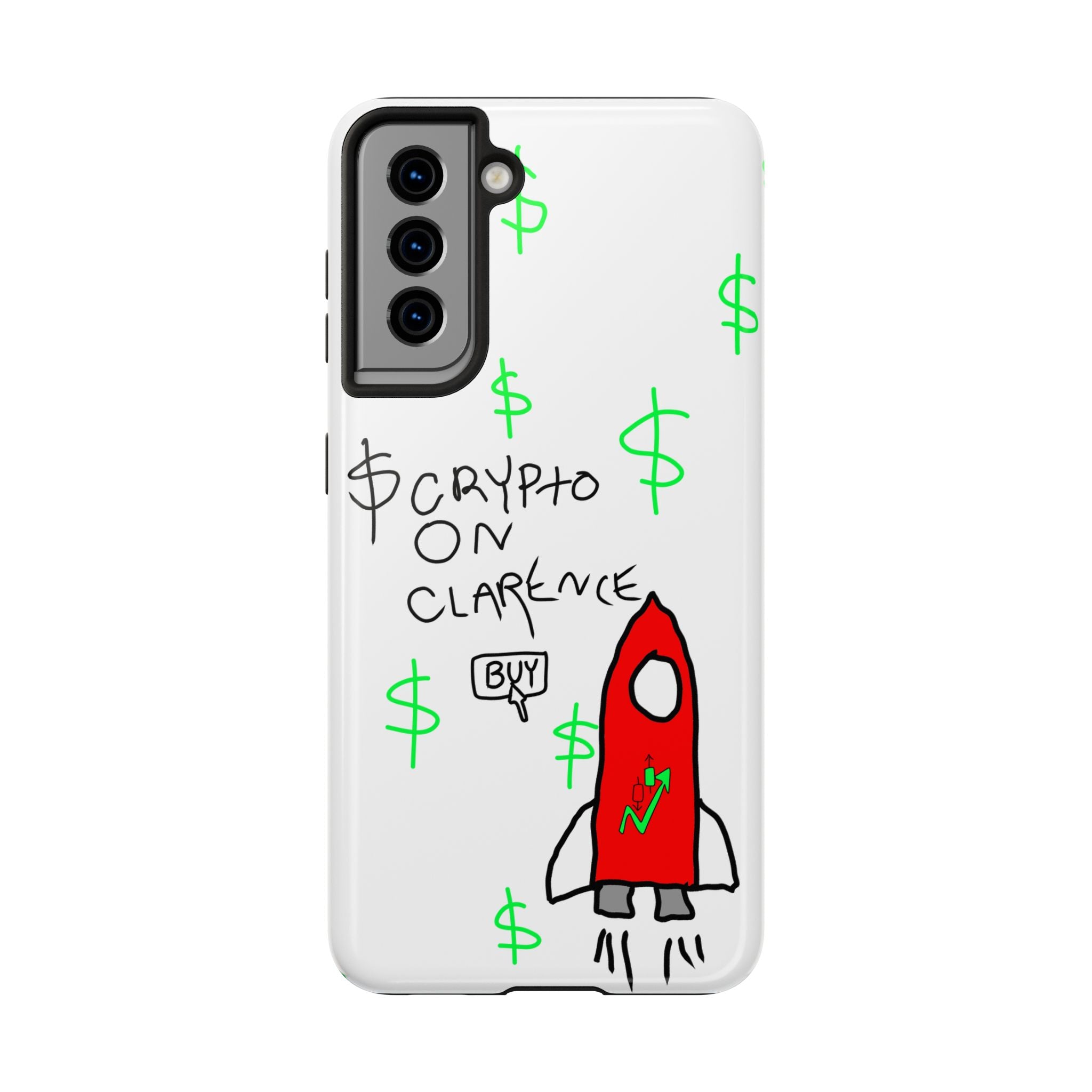 Crypto On Clarence Phone Case — Crypt Apparel Degen Design