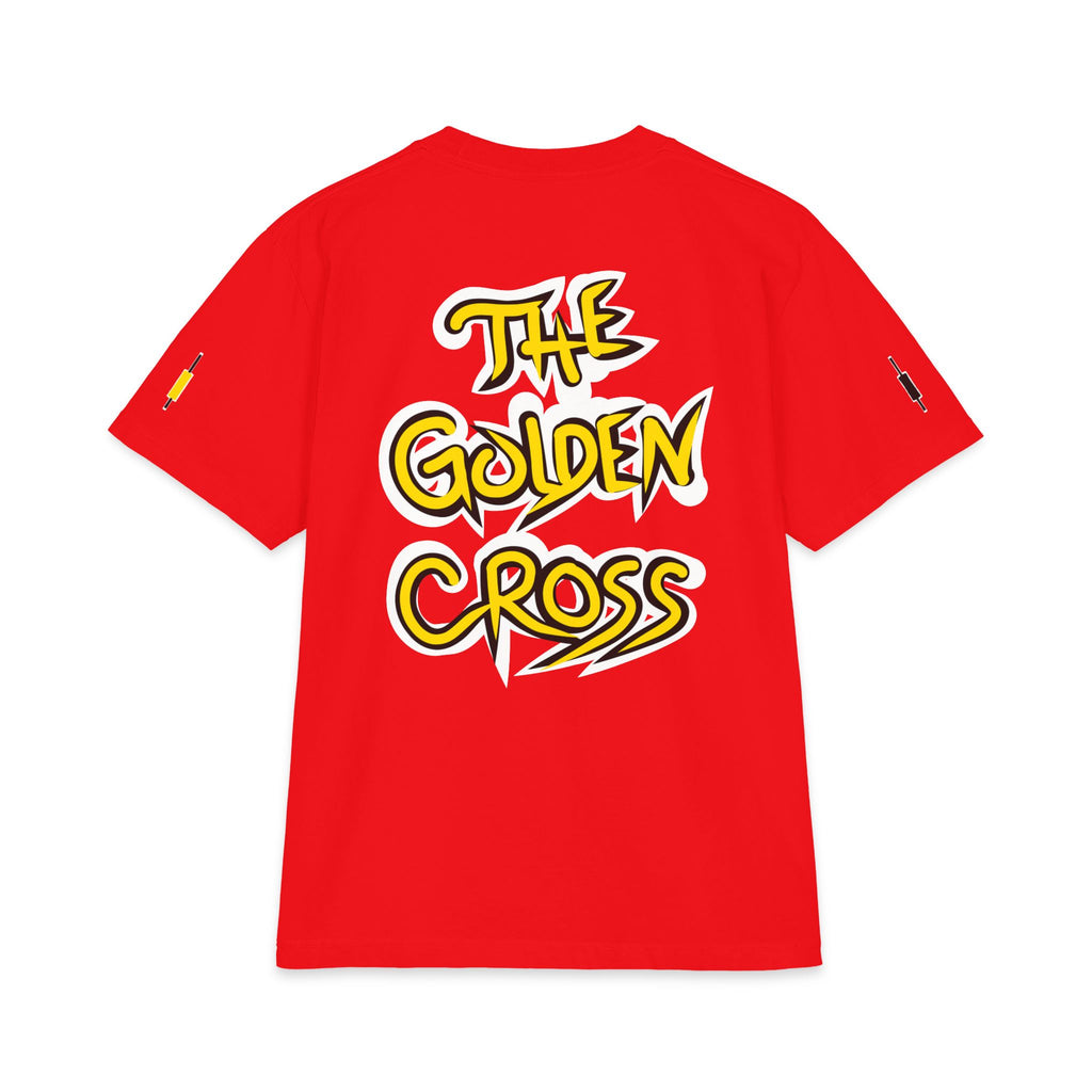 Golden Cross Bull Market T-Shirt — Crypt Apparel Est. 2021 Graphic Tee