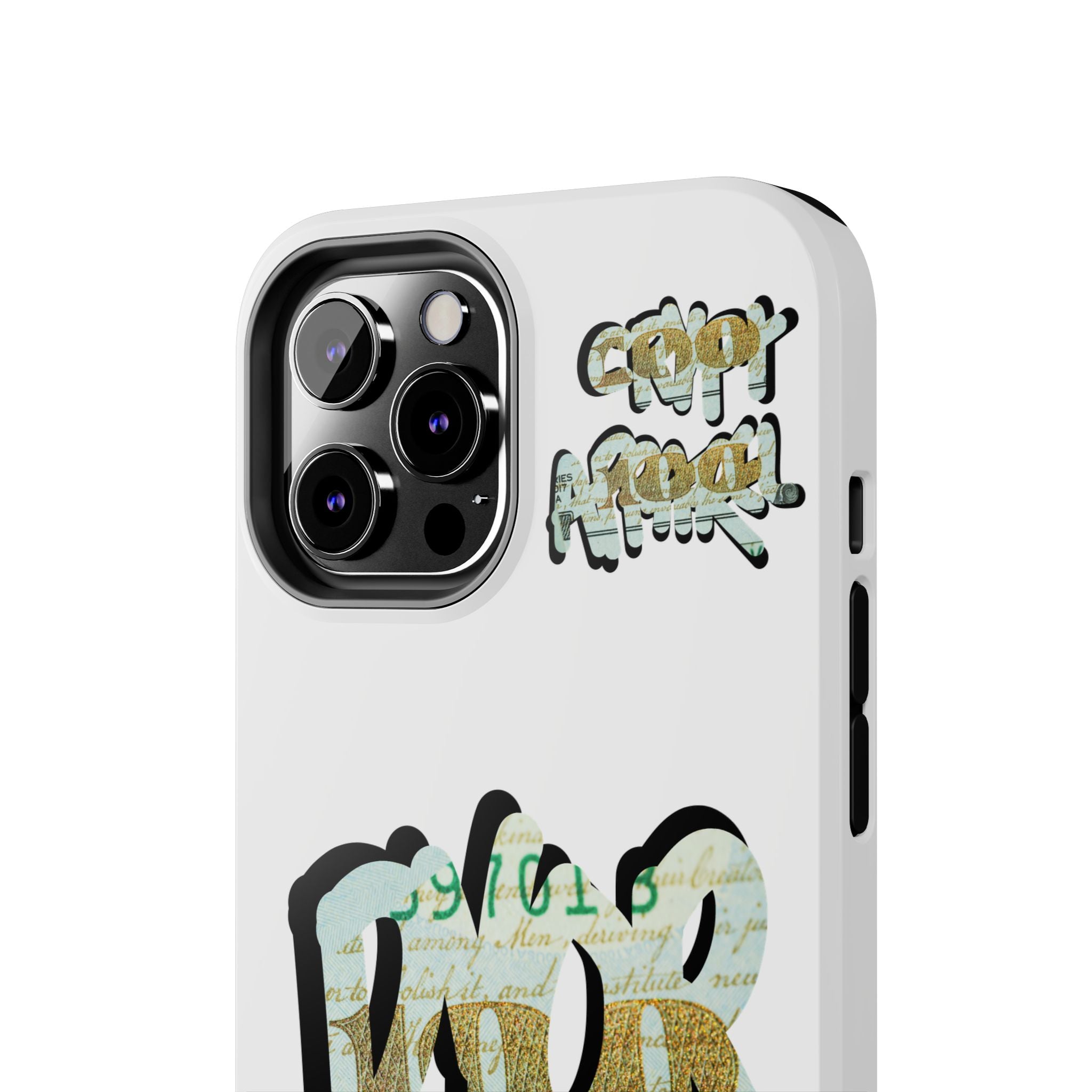 Tough Phone Case — Vintage Money Graffiti "Paper Hodl" Design