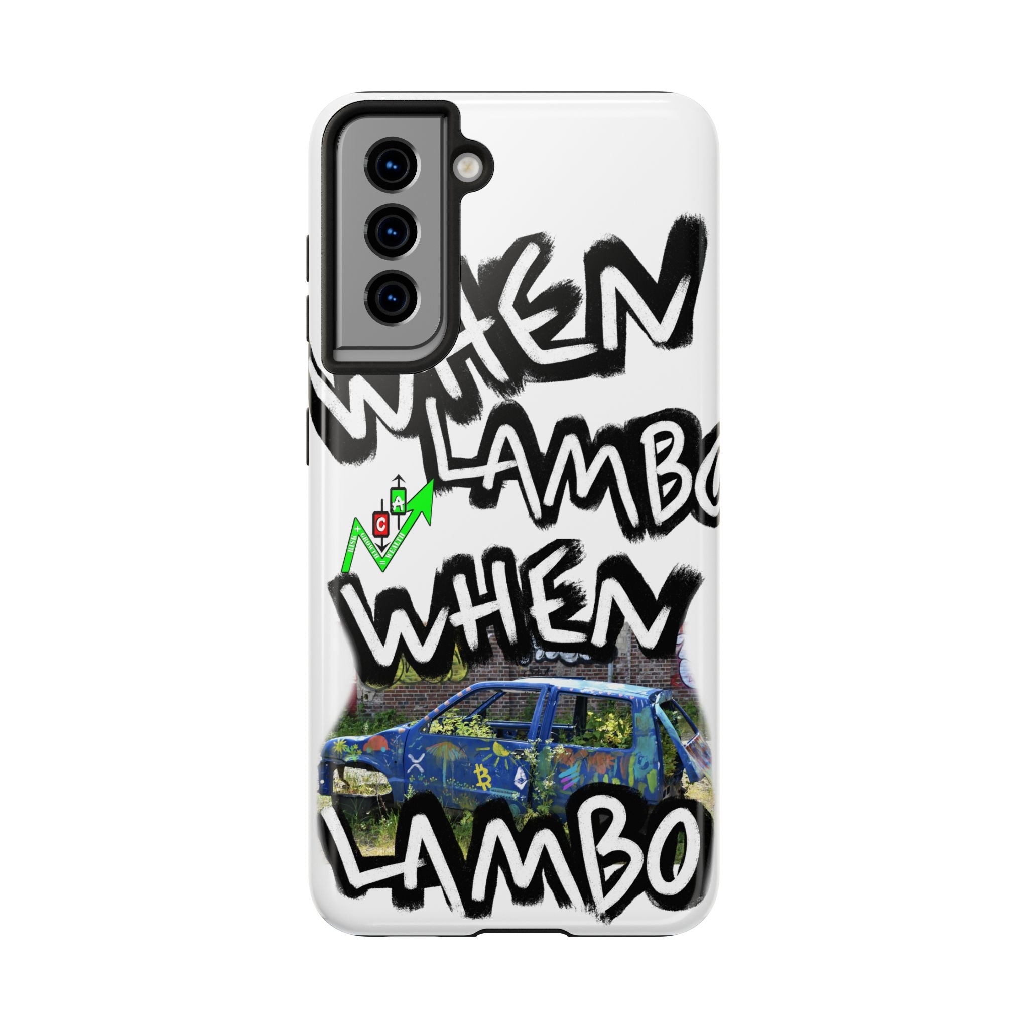 When Lambo Art Phone Case — Crypto Meme Tough Phone Case
