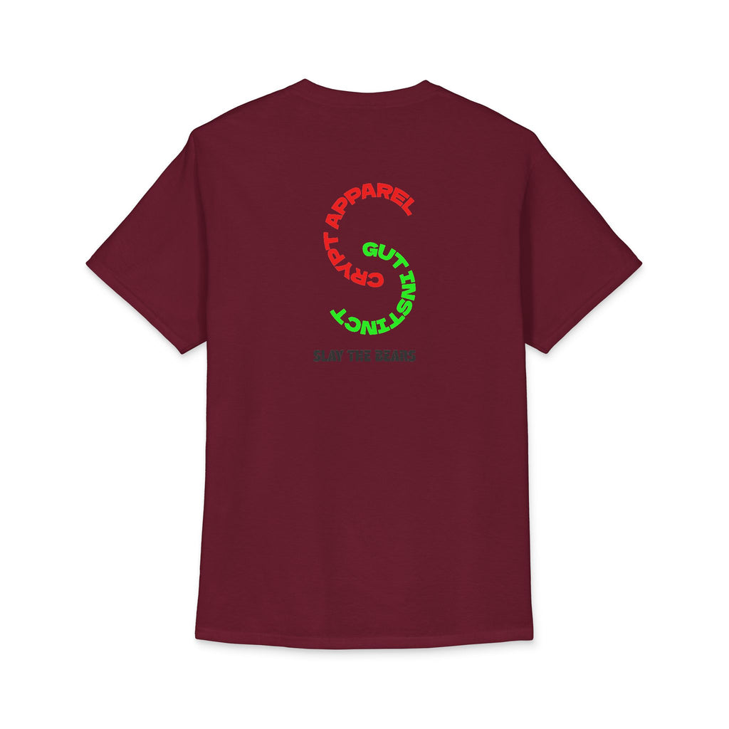 Gut Instinct Bulls Vs Bears Market Tee — Crypt Apparel Graphic Money Pile Design