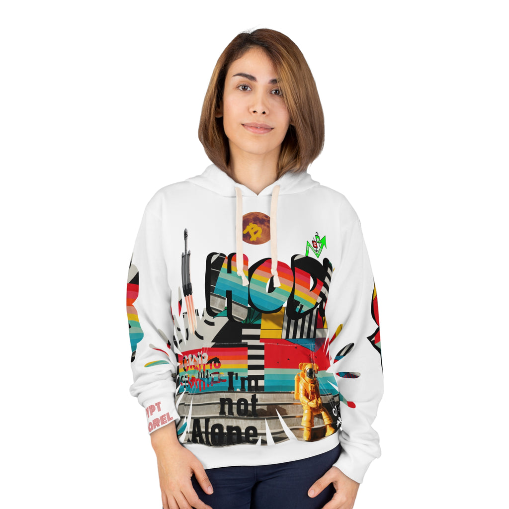 Urban Jungle Crypto Hoodie | Colorful Bitcoin Street Art Crypt Apparel Design