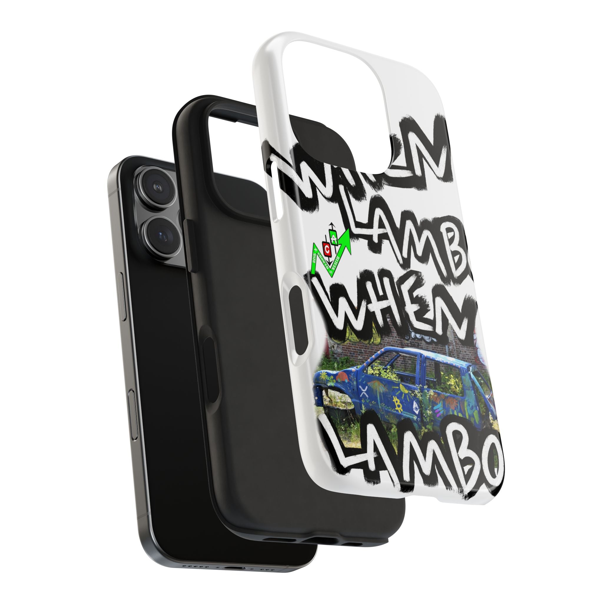 When Lambo Art Phone Case — Crypto Meme Tough Phone Case