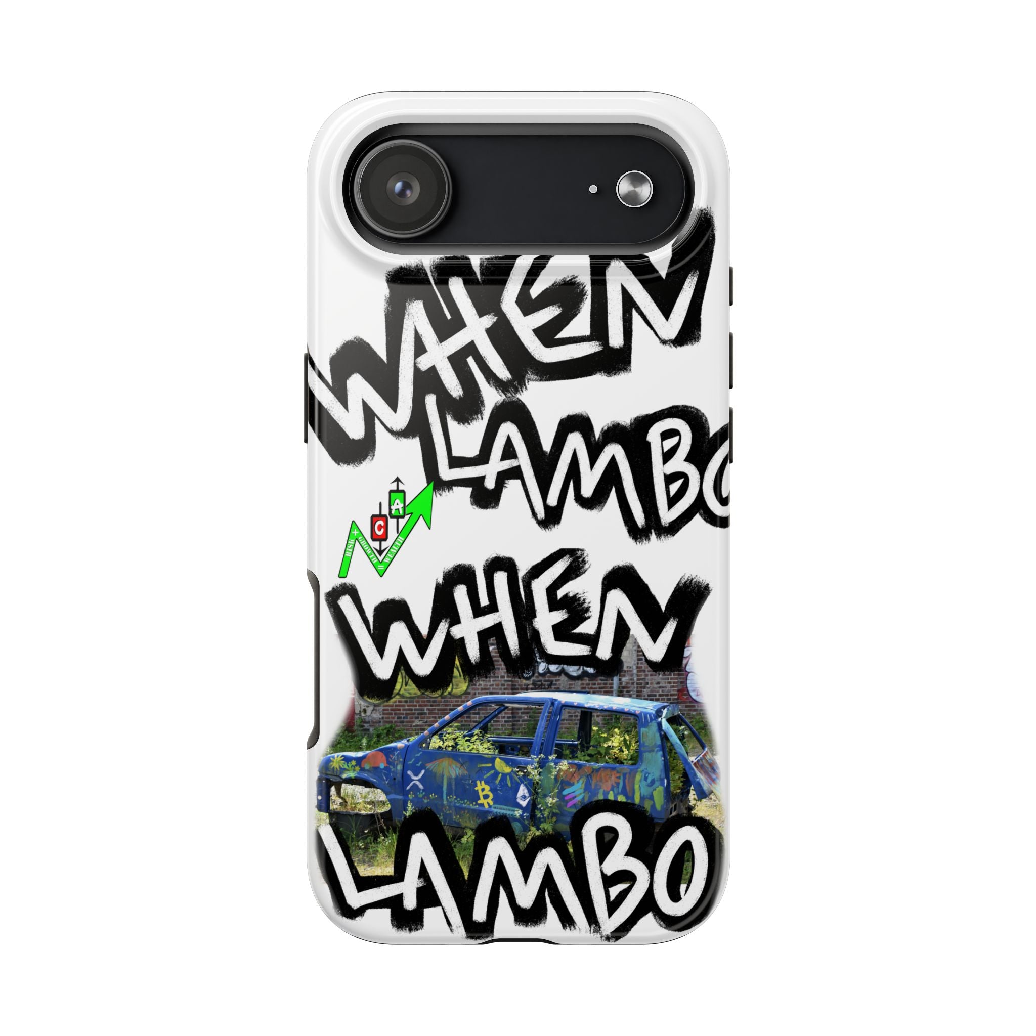 When Lambo Art Phone Case — Crypto Meme Tough Phone Case