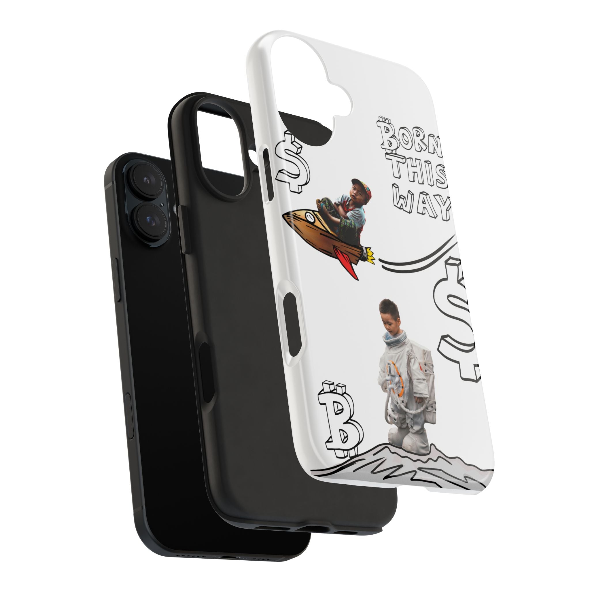 Born This Way Phone Case — "Crypt Apparel" Crypto Protective Case