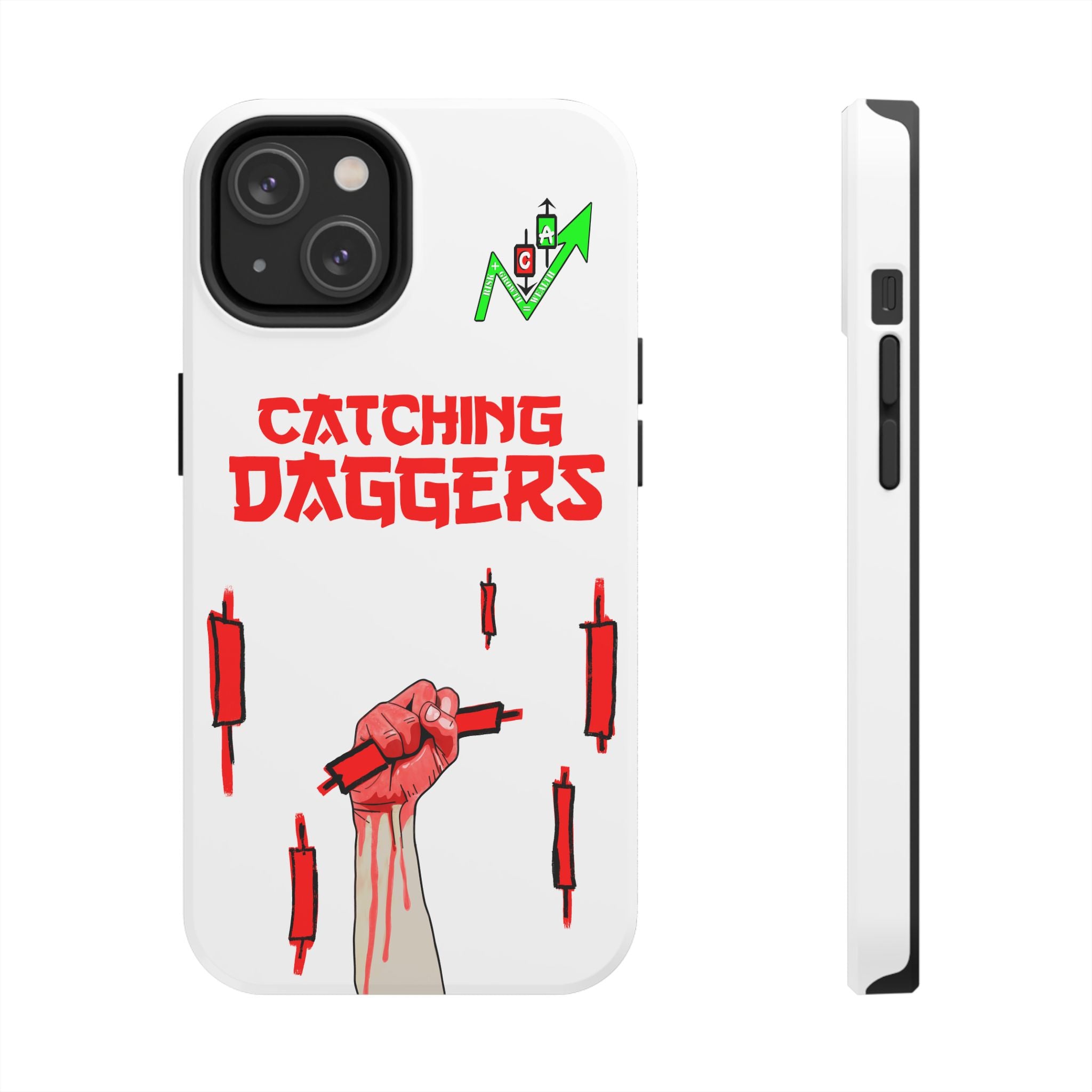 Catching Daggers Tough Phone Case — Crypt Apparel Graphic Protective Cover