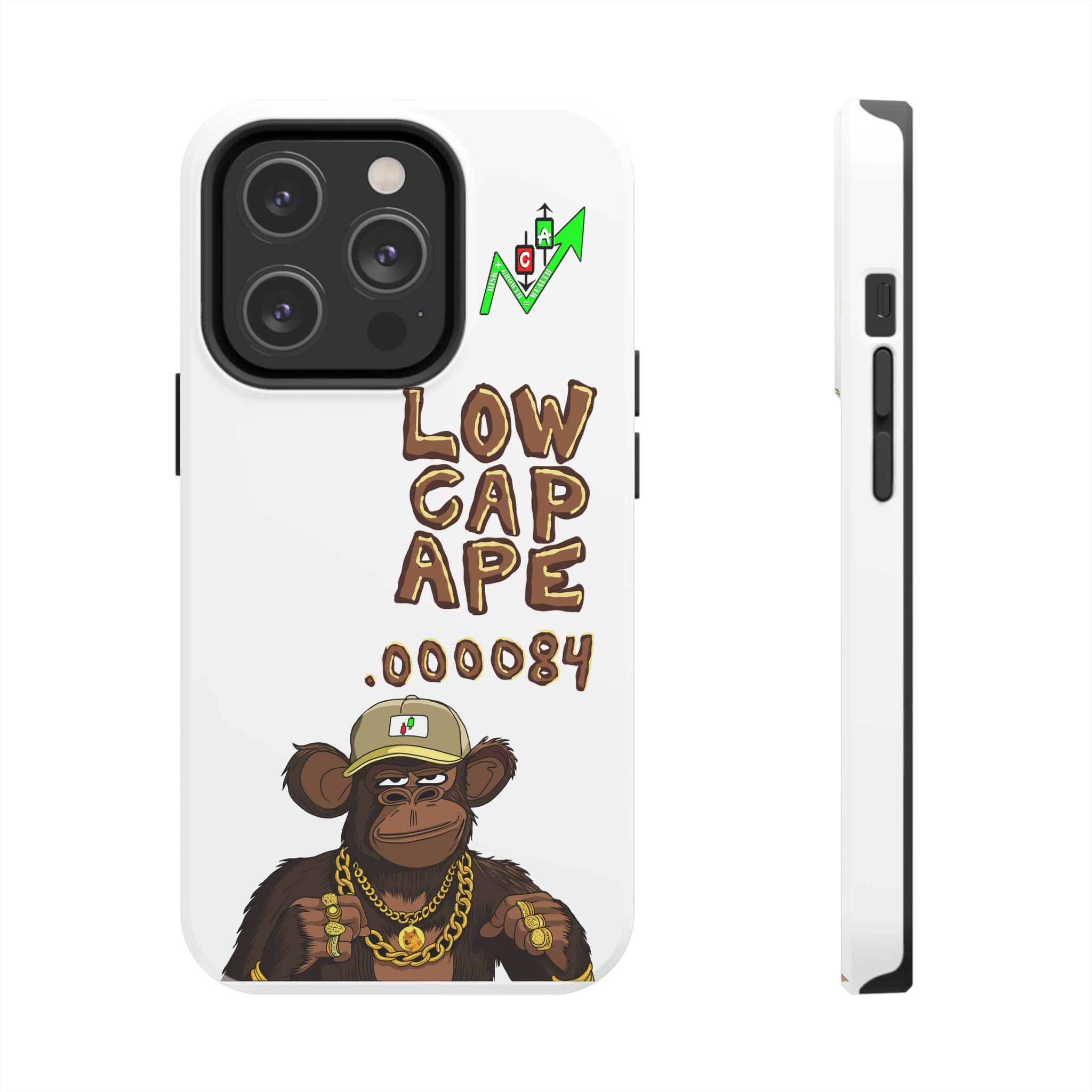 Low Cap Ape Phone Case — Crypto Ape Tough Phone Cover