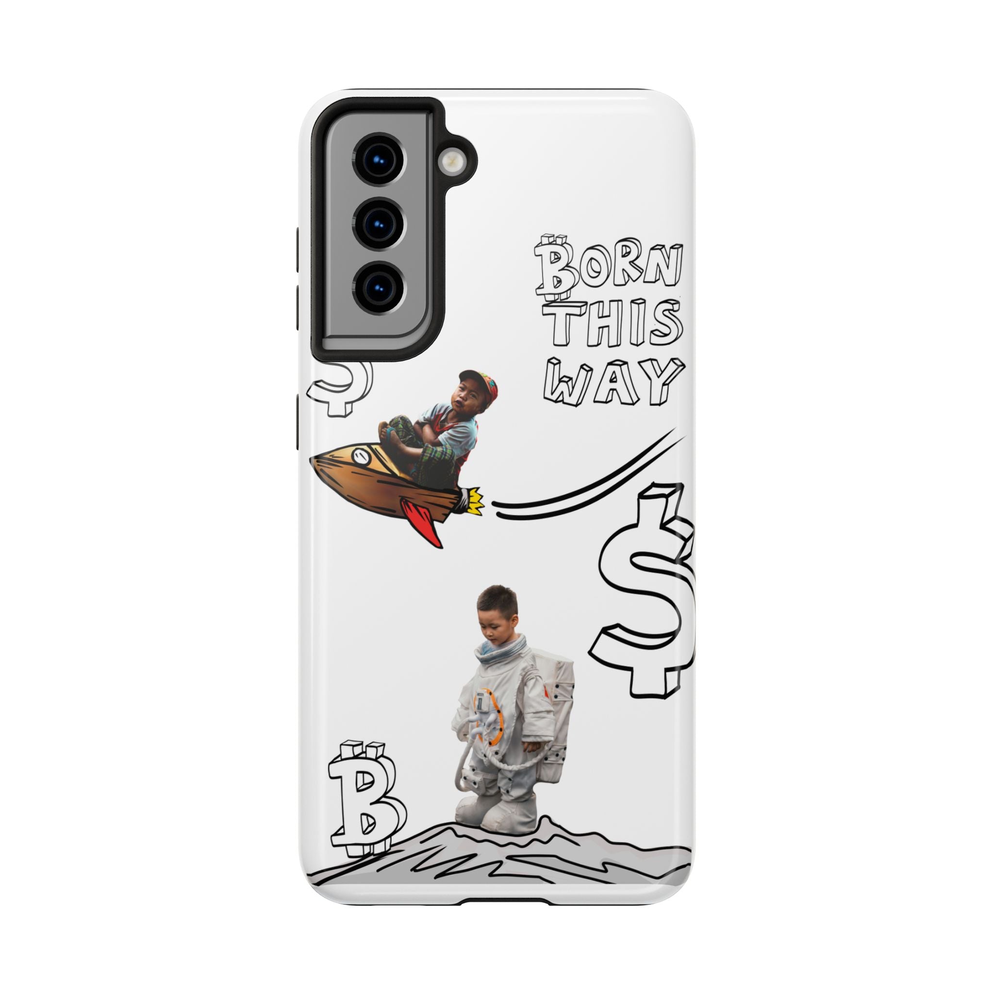 Born This Way Phone Case — "Crypt Apparel" Crypto Protective Case