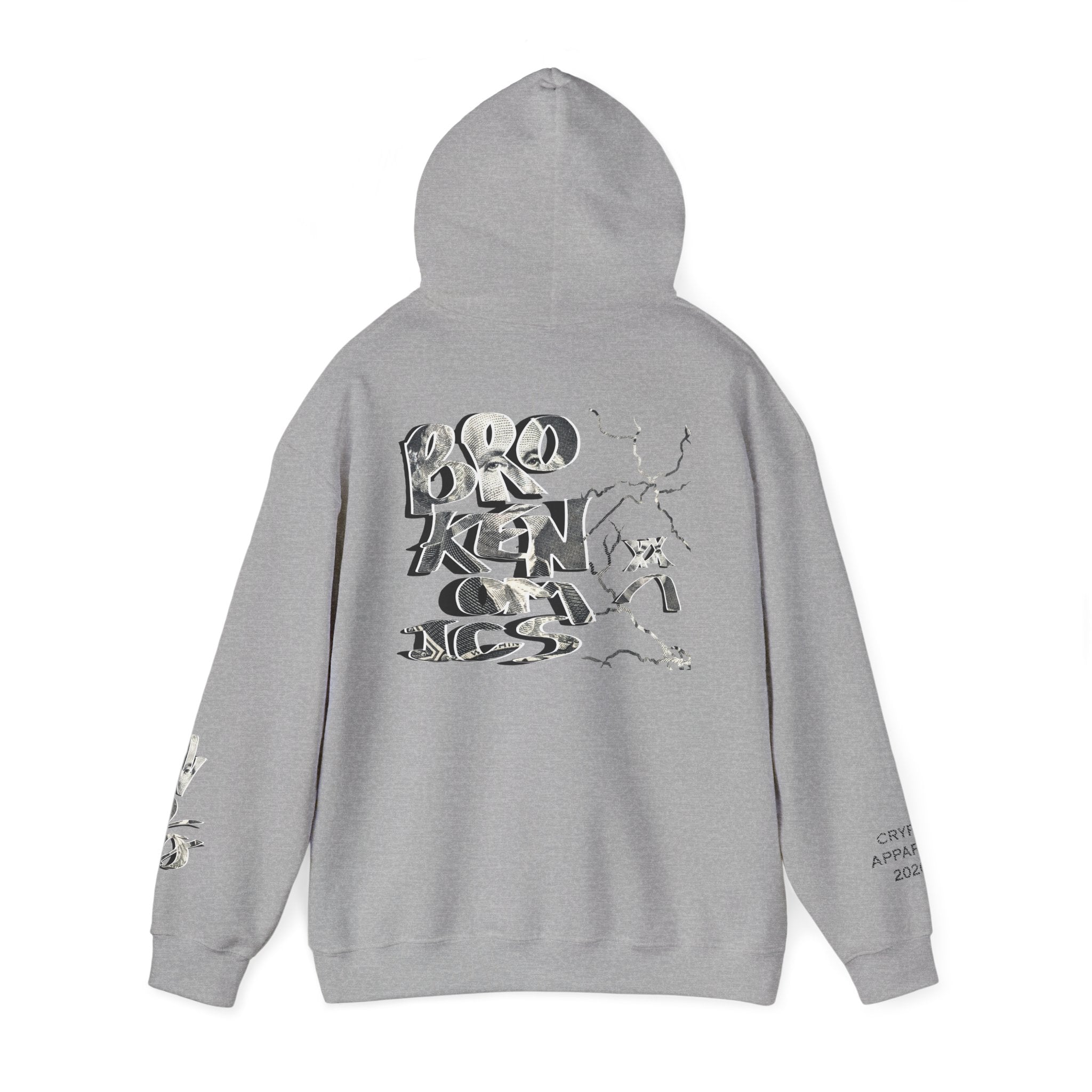 Brokenomics Crypto Hoodie — Straight to Zero trading sweatshirt "Crypt Apparel"