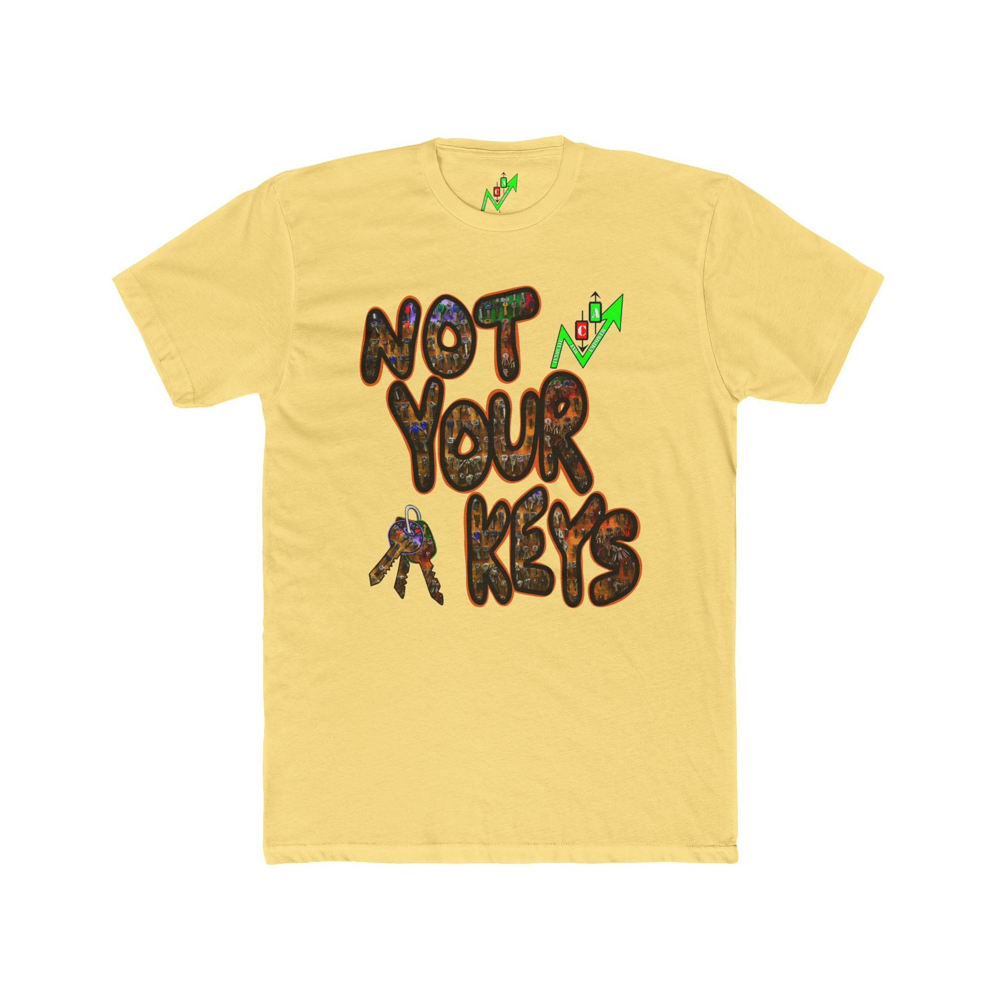 Not Your Keys Crypto Tee — "Not Your Coins" Crypt Apparel Privacy Shirt