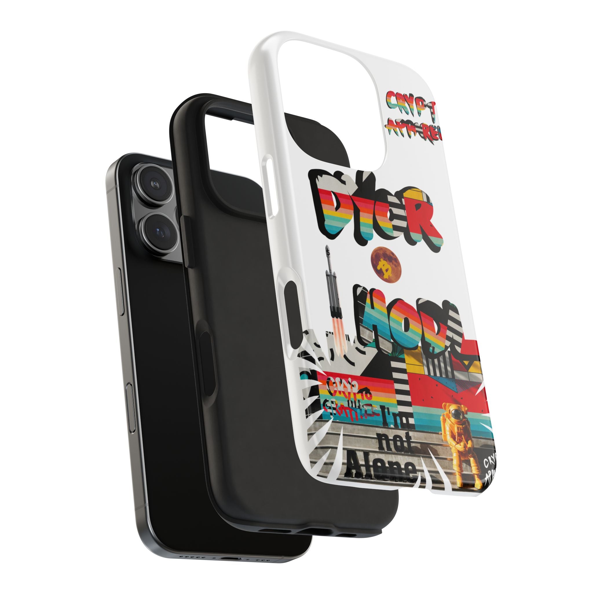 Urban Jungle Tough Phone Case — Crypt Apparel Collage Protective Cover