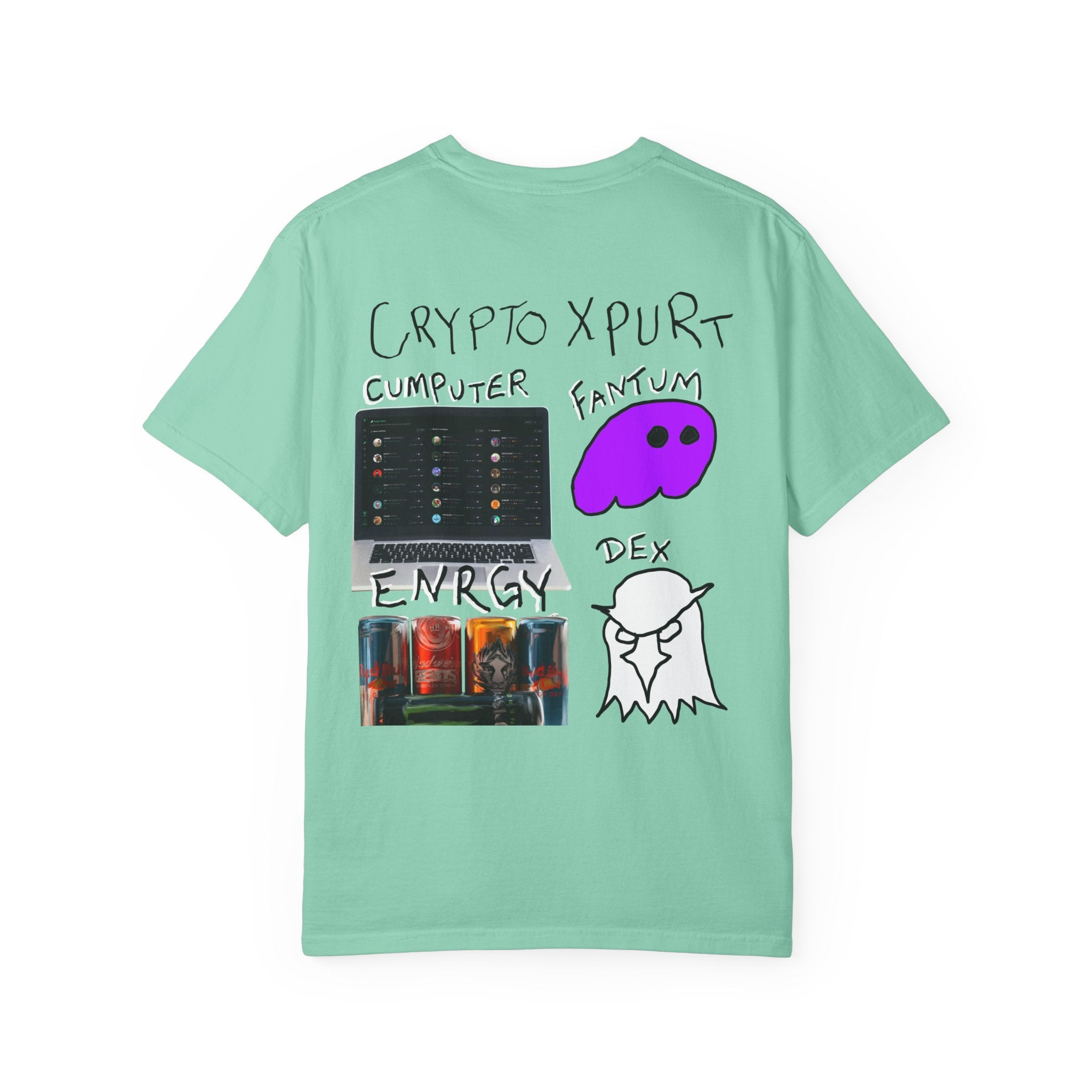 Crypto Meme T-Shirt — 'Meme Coin' Hand-Drawn Crypto Art Tee